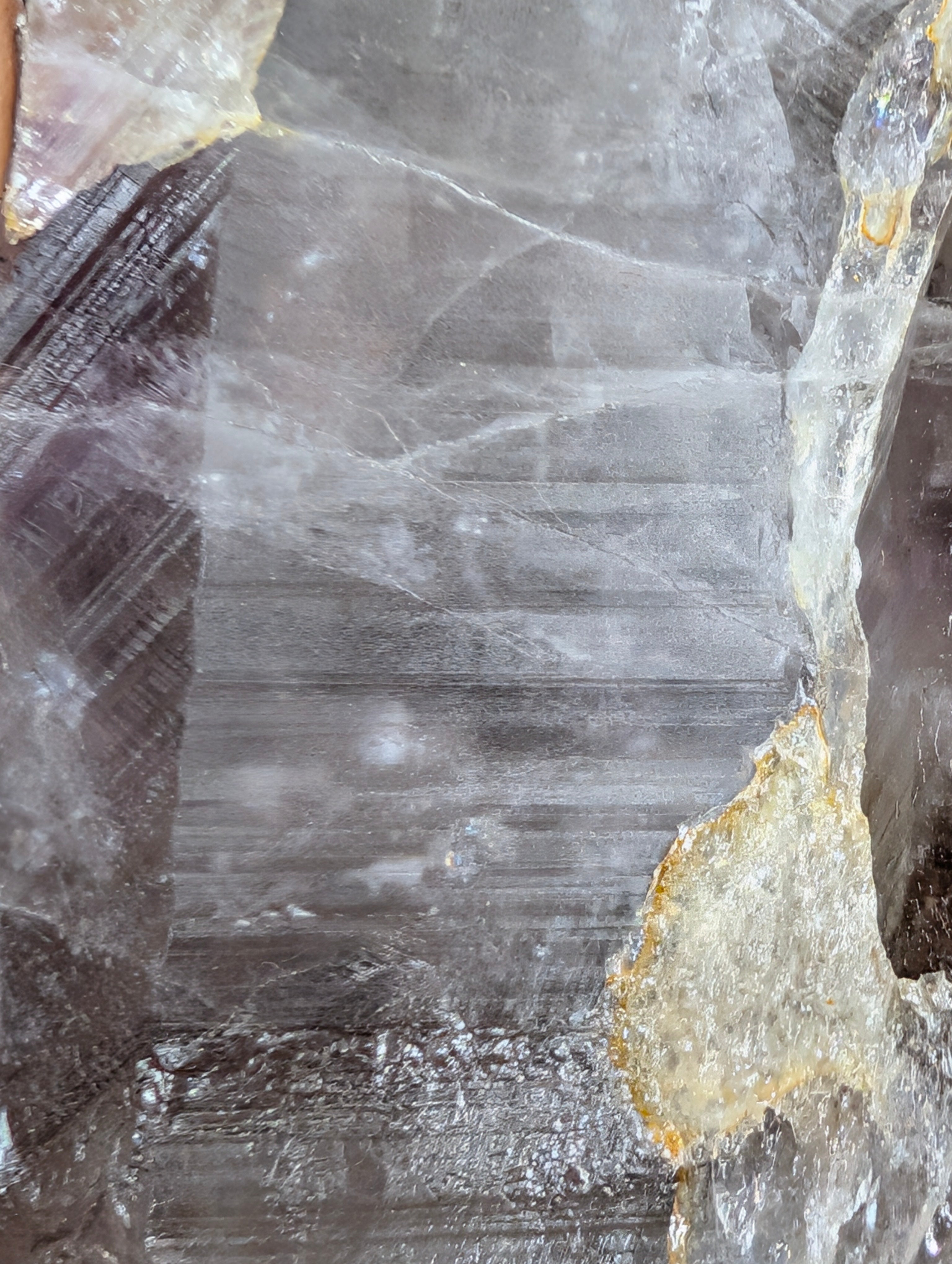 Black "Platinum" Chevron Amethyst (The Specimen) 694 grams by Sacred Alchemy Studios