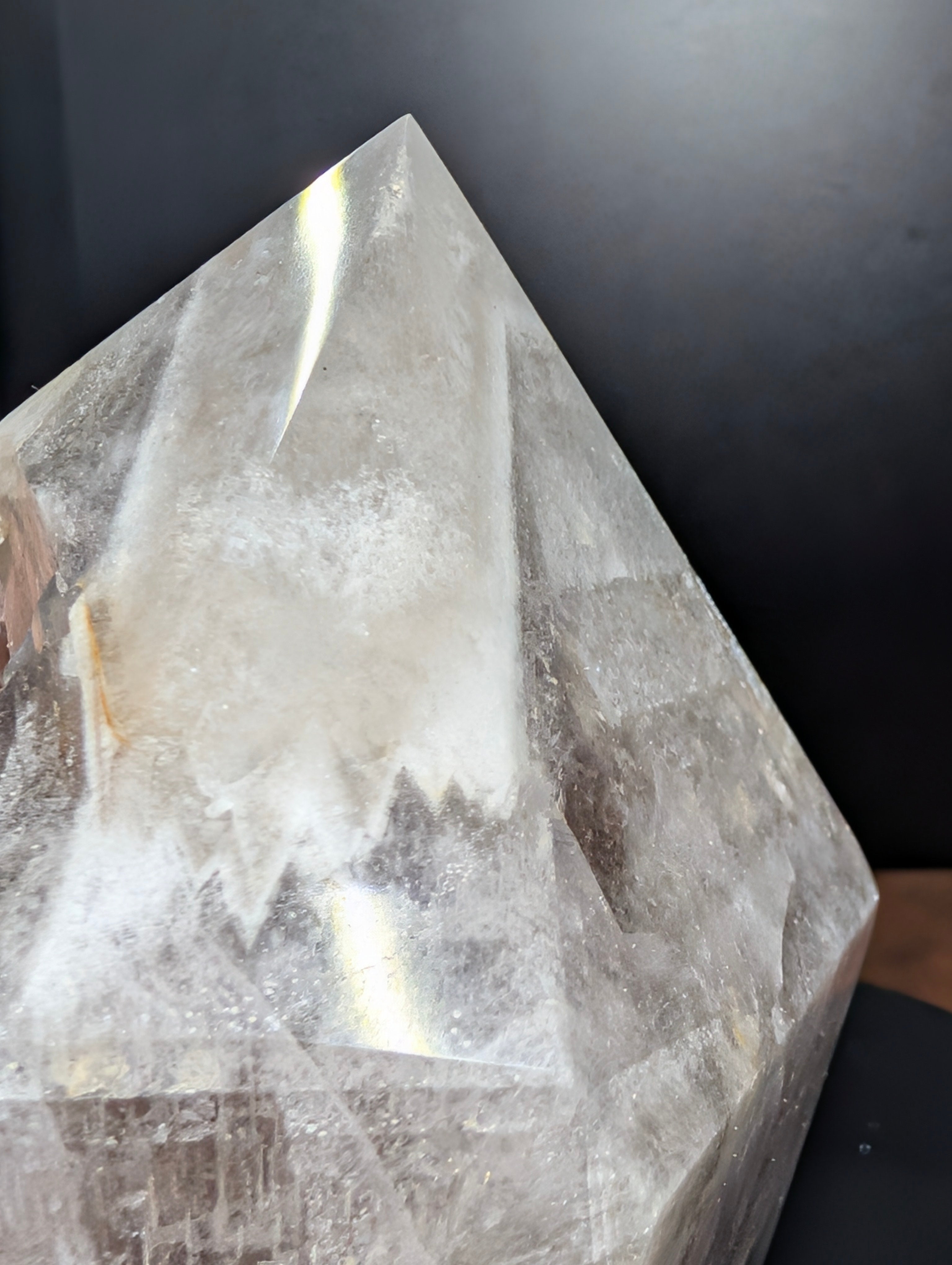 Black "Platinum" Chevron Amethyst (The Specimen) 694 grams by Sacred Alchemy Studios