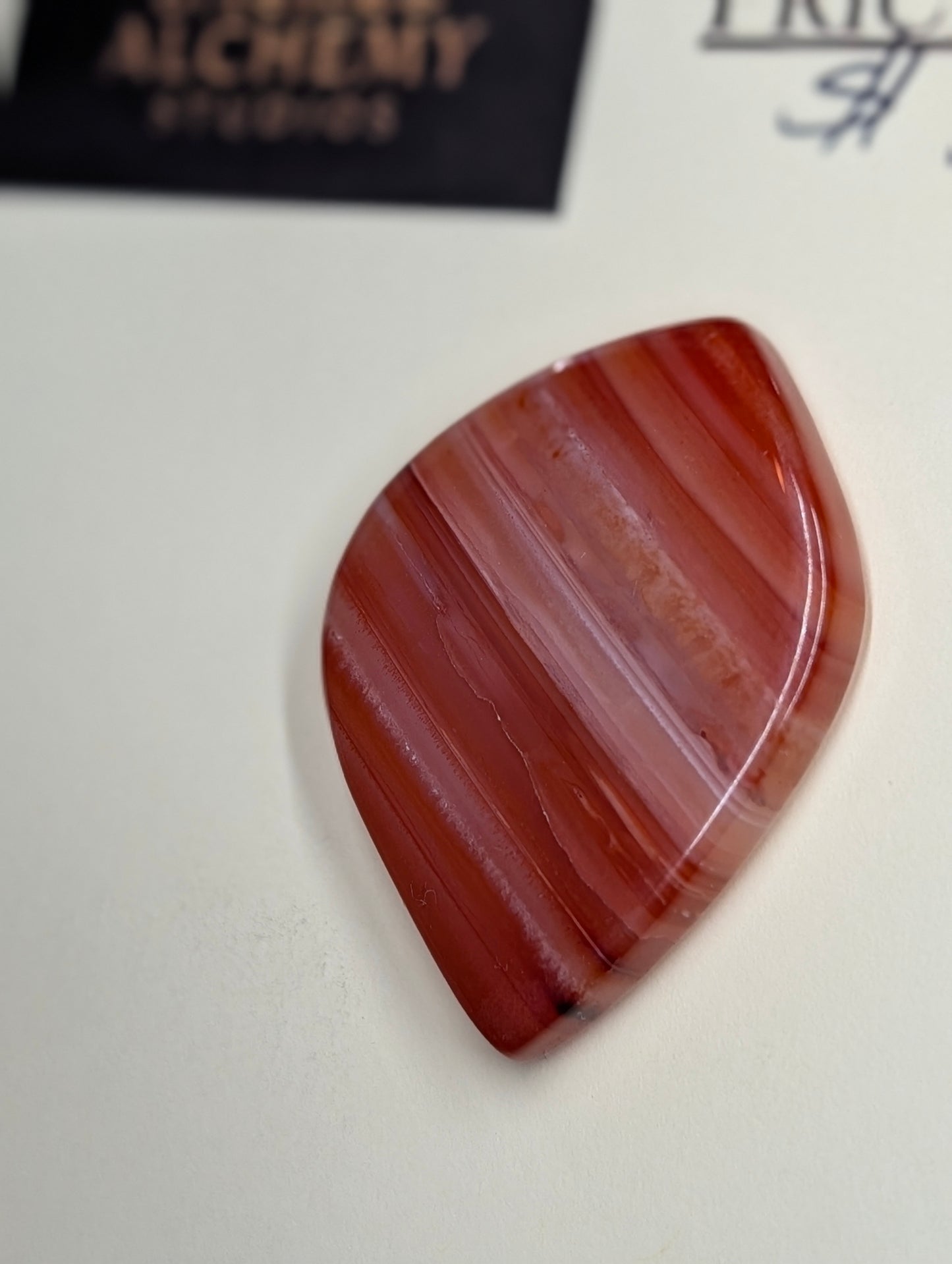 Carnelian -  Morocco  - 1 pc Cabochon