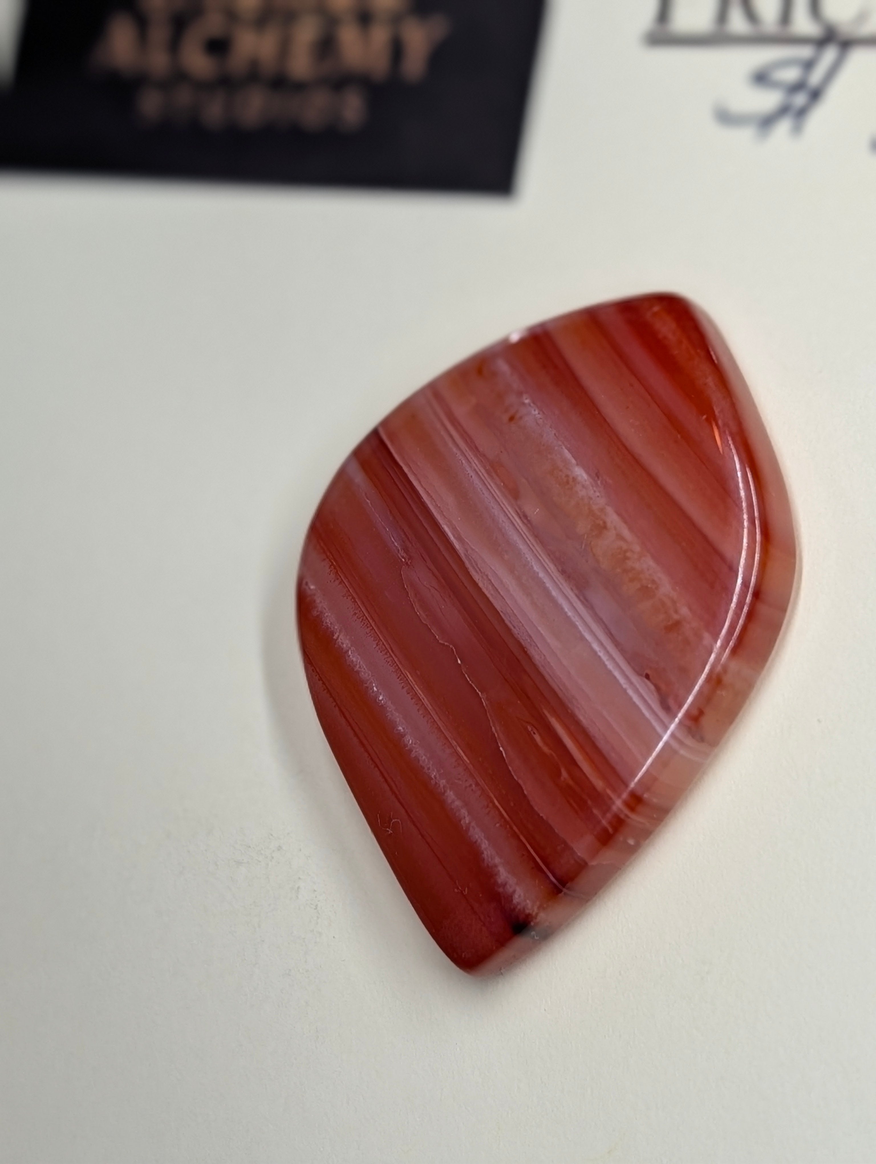 Carnelian - Morocco - 1 pc Cabochon by Sacred Alchemy Studios