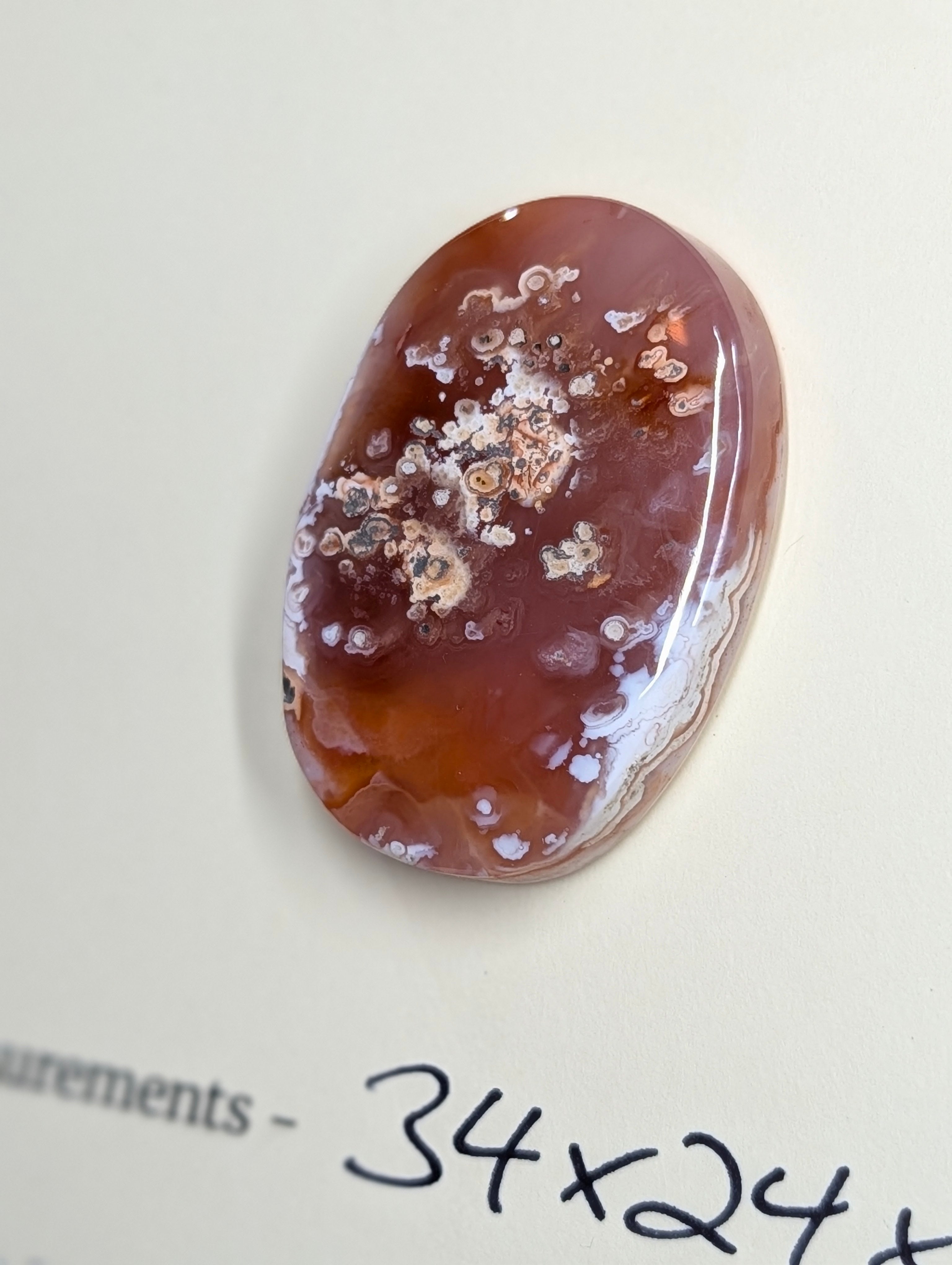Carnelian - Morocco - 1 pc Cabochon by Sacred Alchemy Studios
