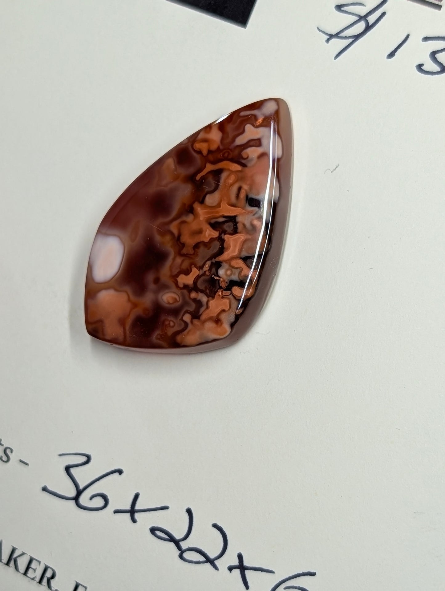 Carnelian -  Morocco  - 1 pc Cabochon