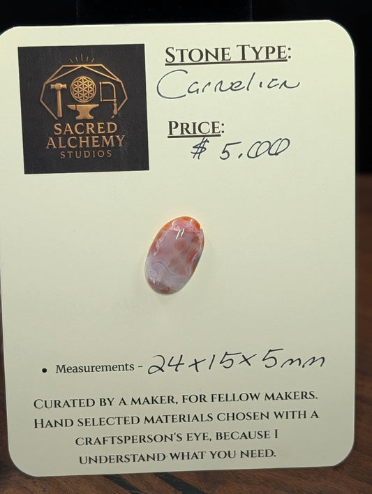 Carnelian -  Morocco  - 1 pc Cabochon