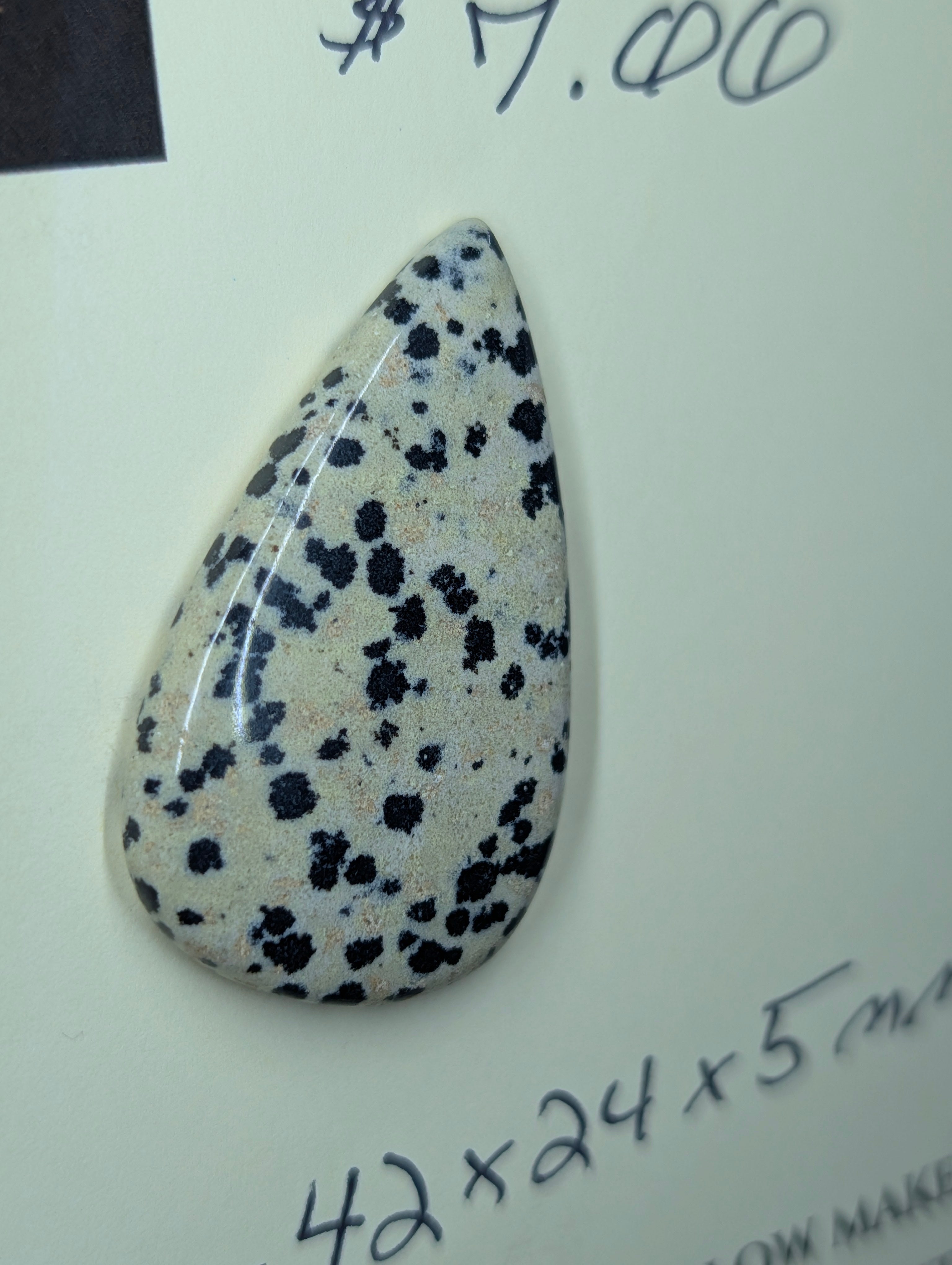 Dalmatian Jasper - Cabochon - Spotted Polish by Sacred Alchemy Studios