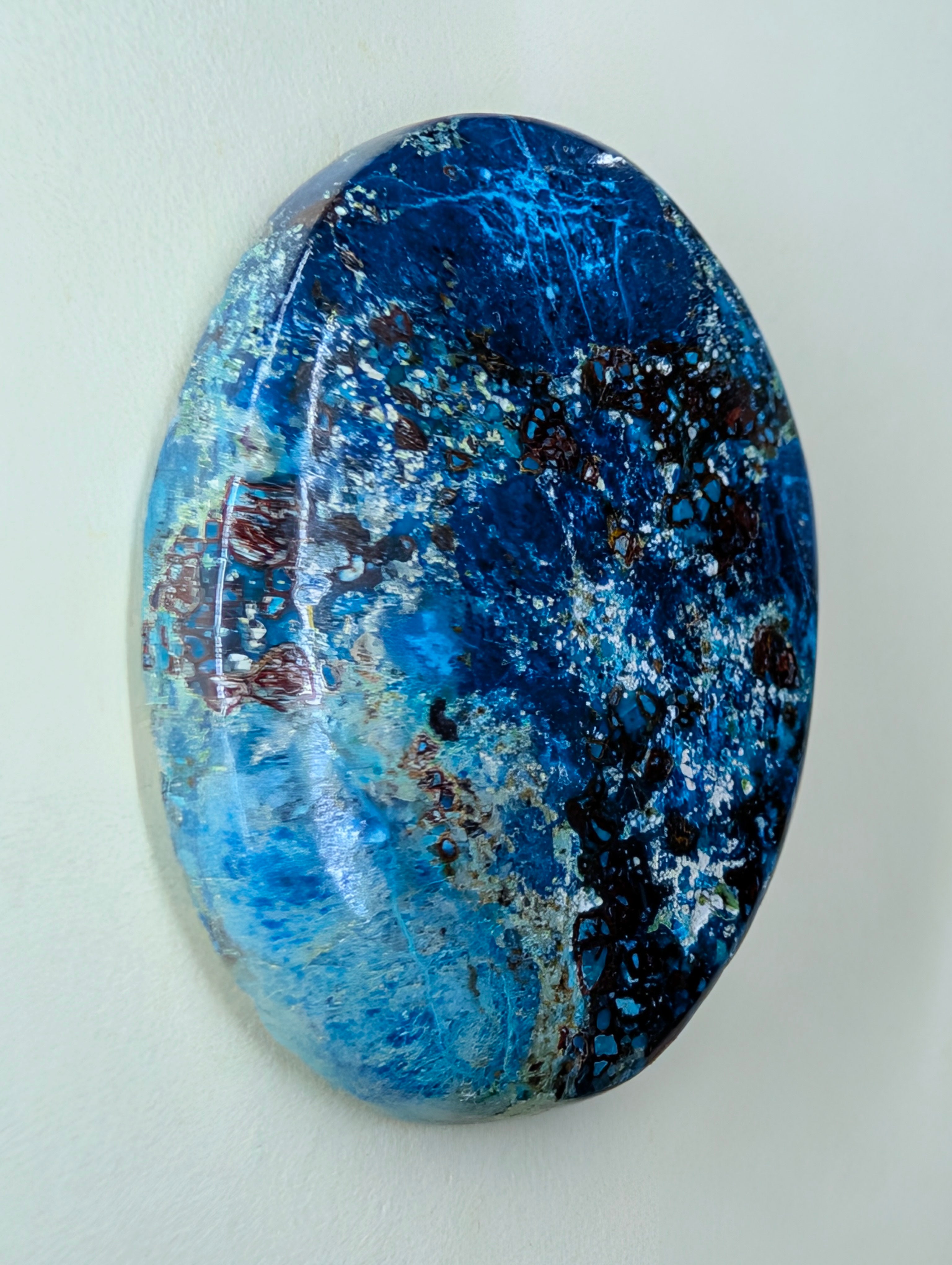 Chrysocolla - Cabochon - Arizona (Pima County, Tucson Mountains) by Sacred Alchemy Studios