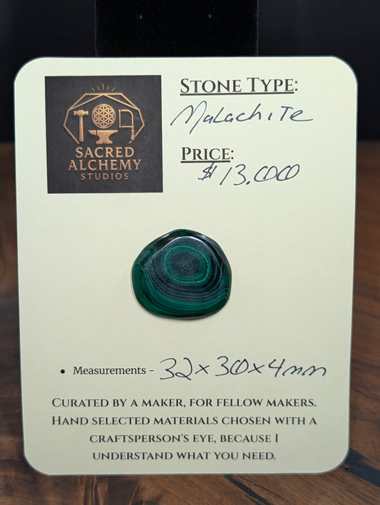 Malachite Cabochon - Cabochon