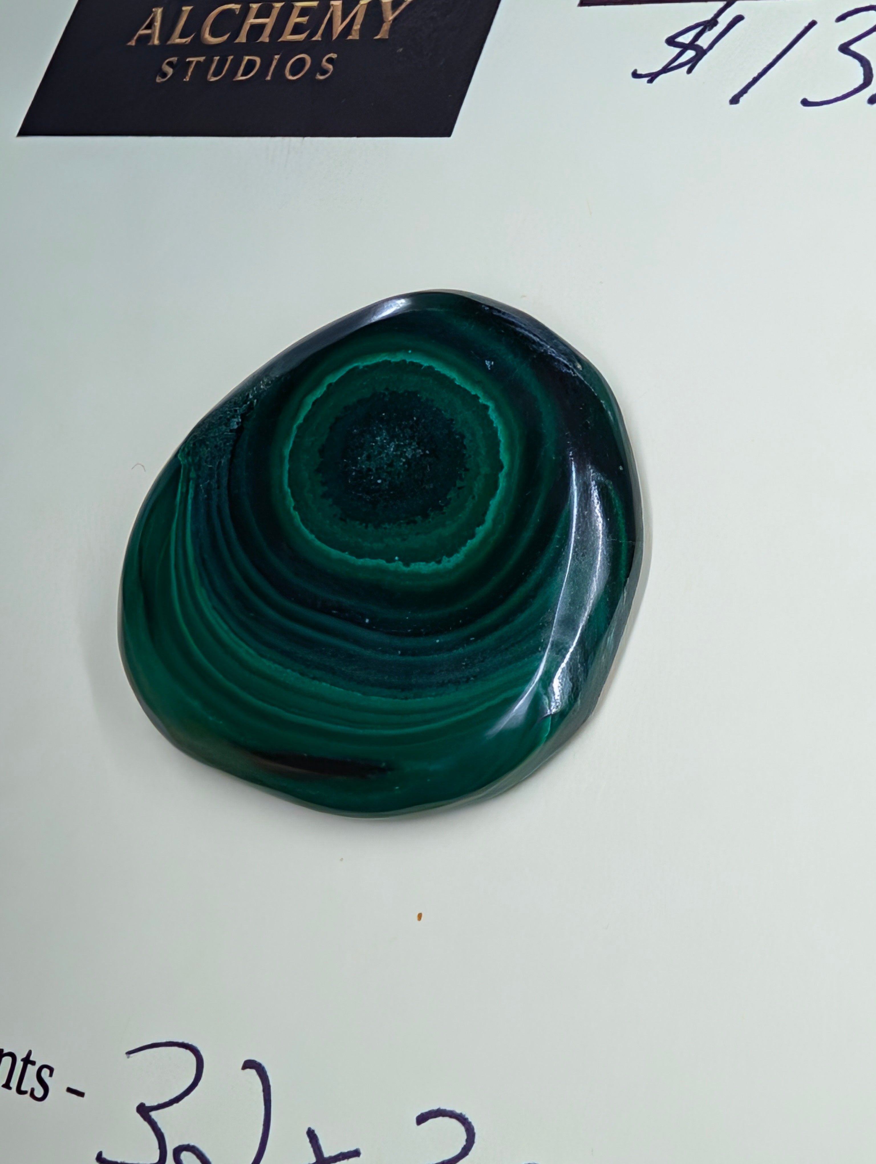 Malachite Cabochon - Cabochon by Sacred Alchemy Studios