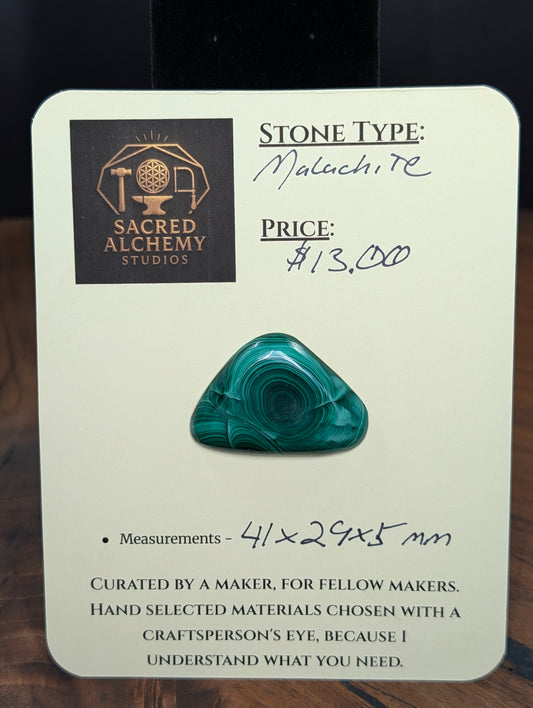 Malachite Cabochon - Cabochon