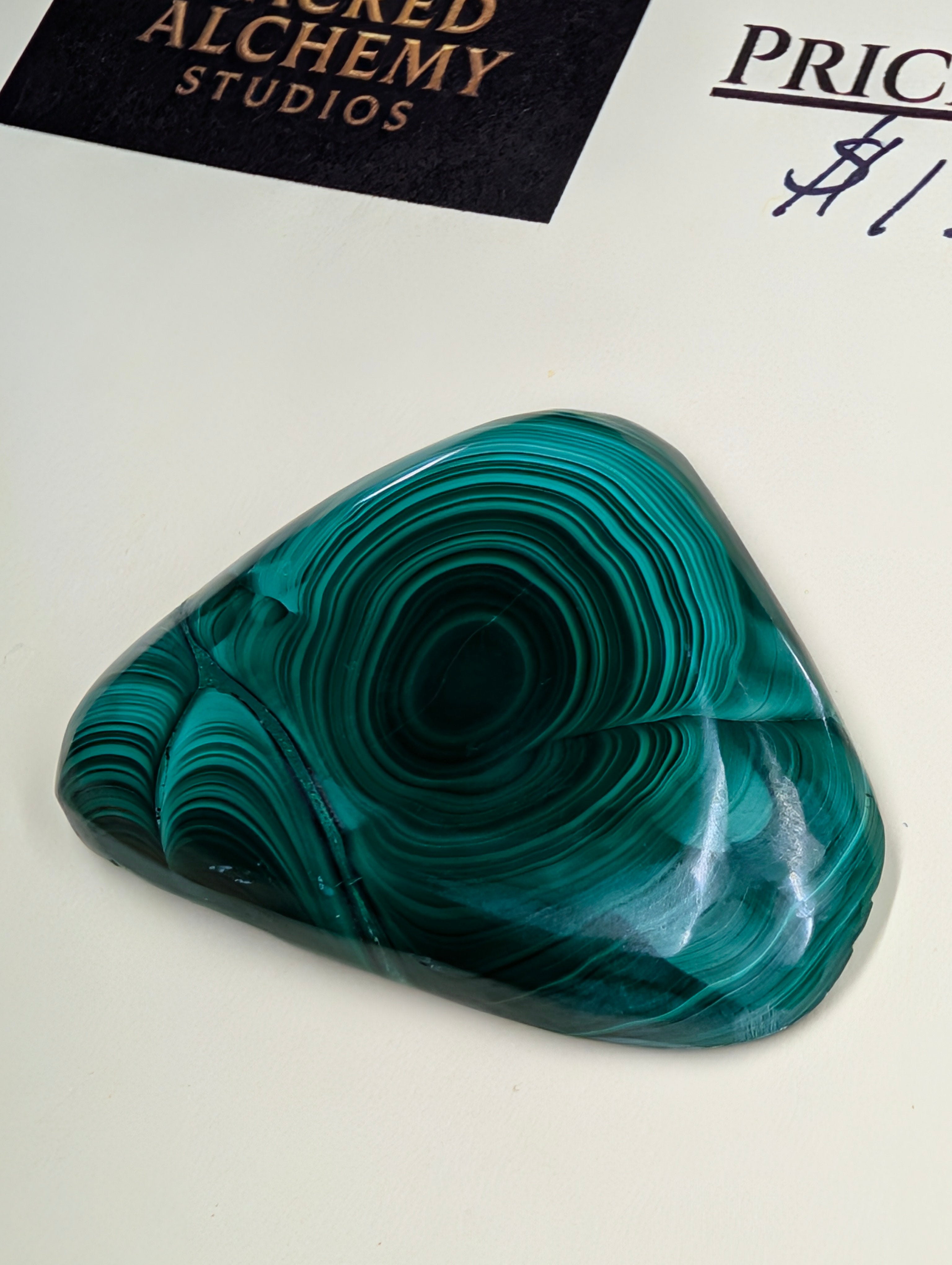 Malachite Cabochon - Cabochon by Sacred Alchemy Studios
