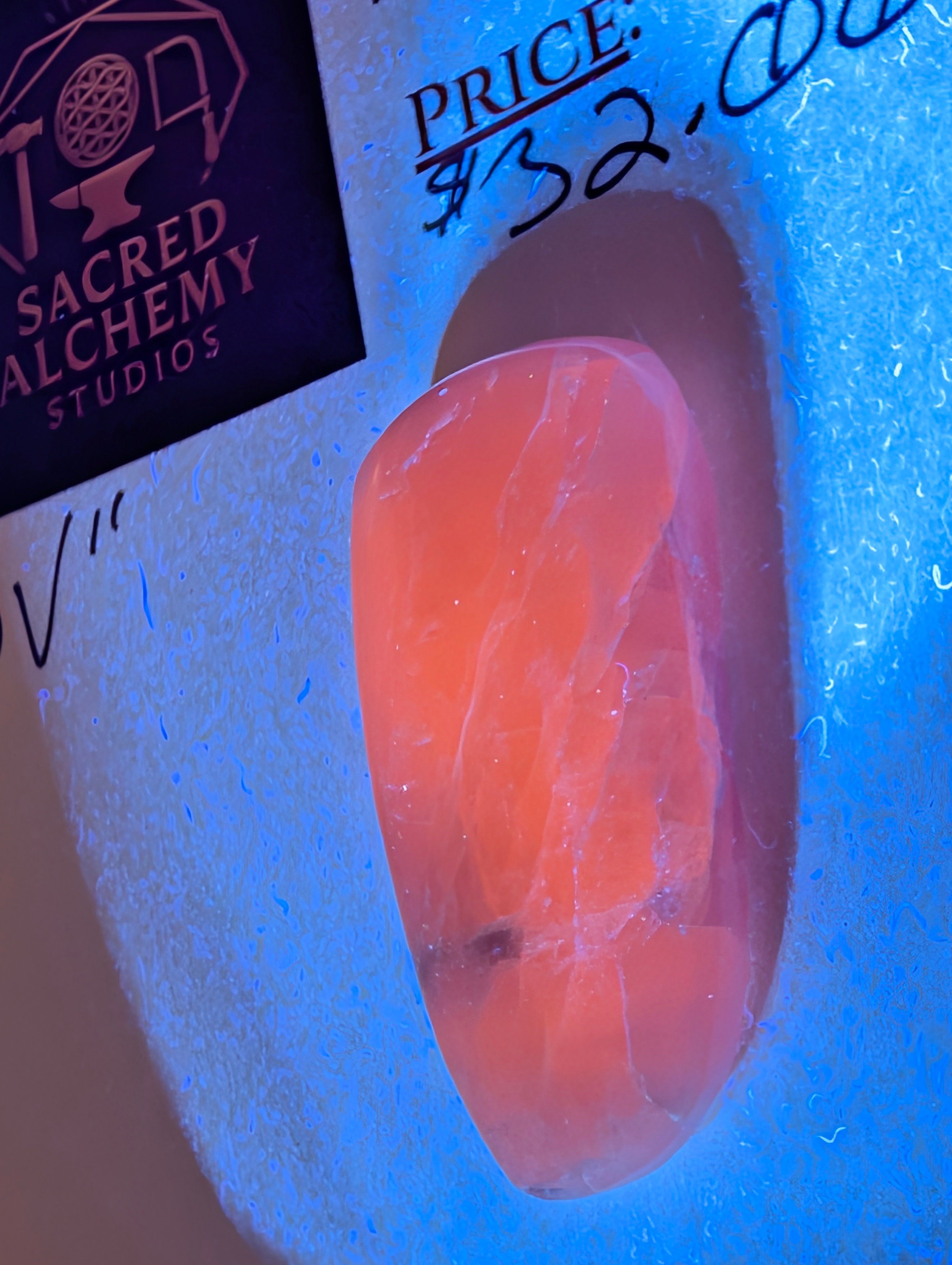 Kunzite - Cabochon - Pink Lithium Glow by Sacred Alchemy Studios