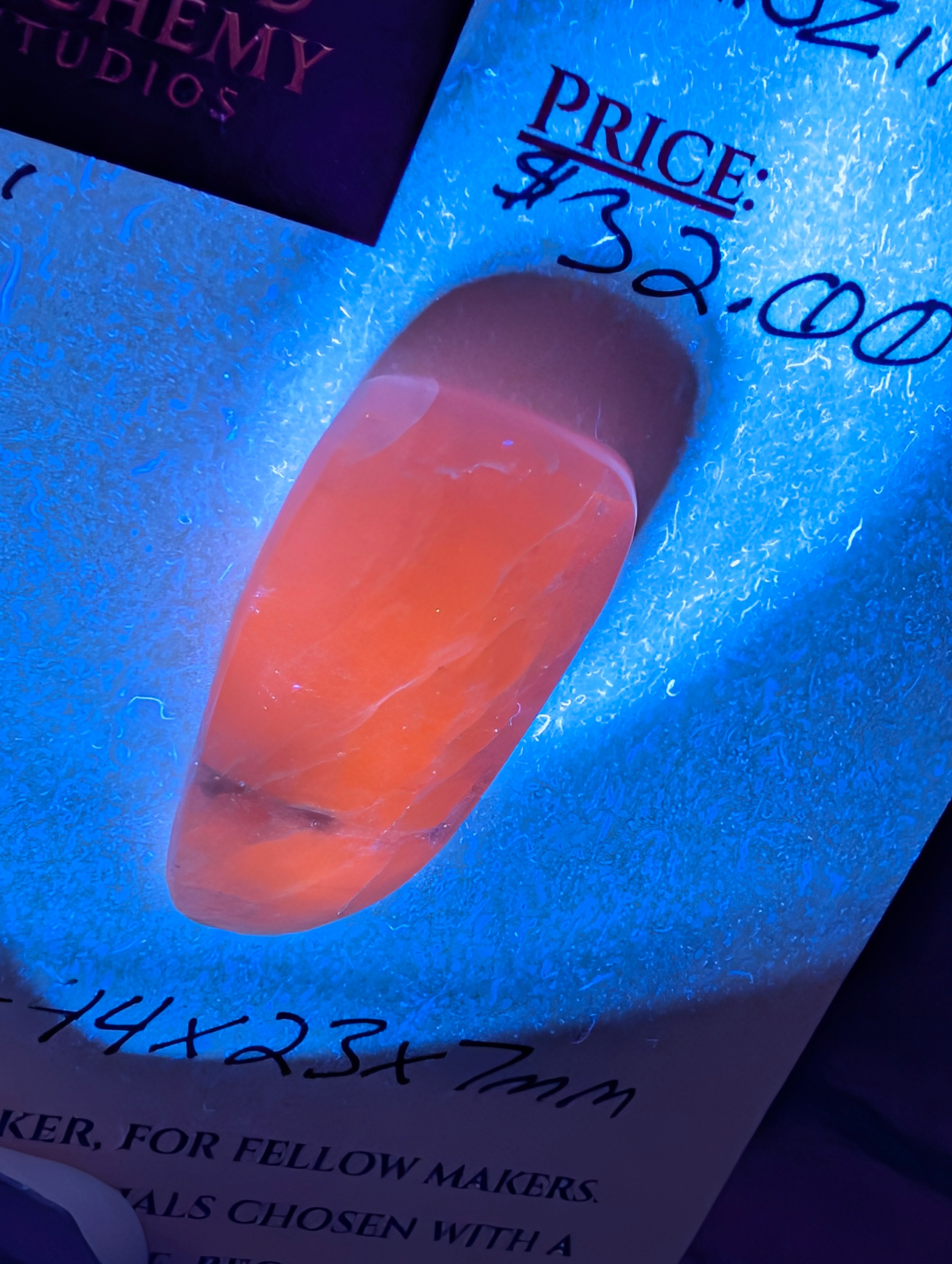 Kunzite - Cabochon - Pink Lithium Glow by Sacred Alchemy Studios