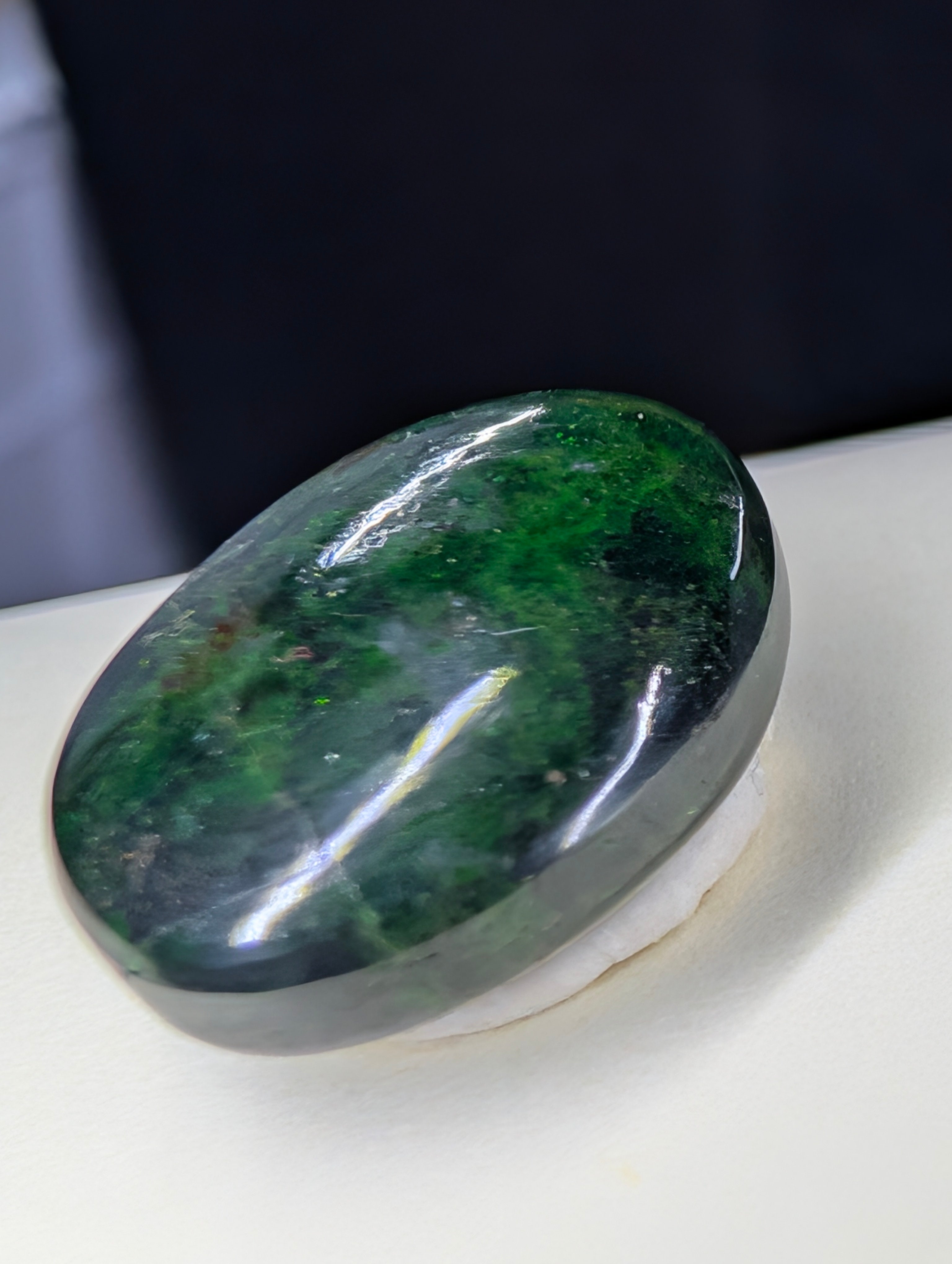 Tsavorite Garnet - East Africa - Oval Cabochon by Sacred Alchemy Studios