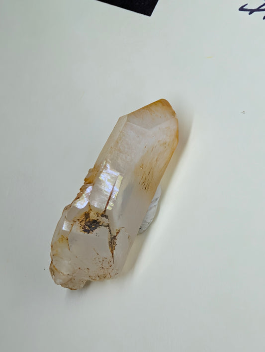 Mango Quartz - Boyacá, Colombia - Halloysite Included Crystal