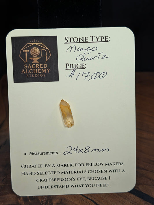 Mango Quartz - Boyacá, Colombia - Halloysite Included Crystal