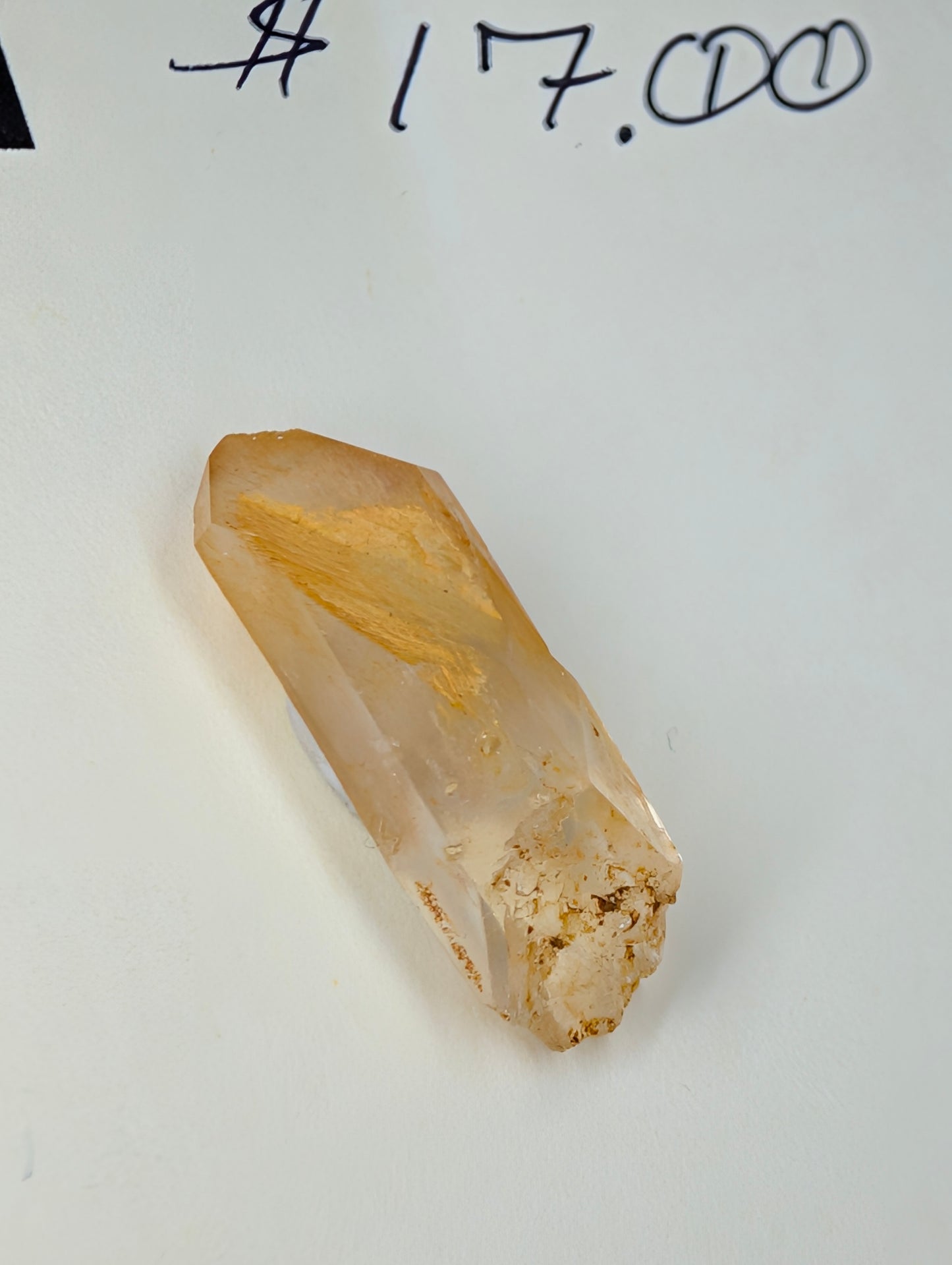 Mango Quartz - Boyacá, Colombia - Halloysite Included Crystal