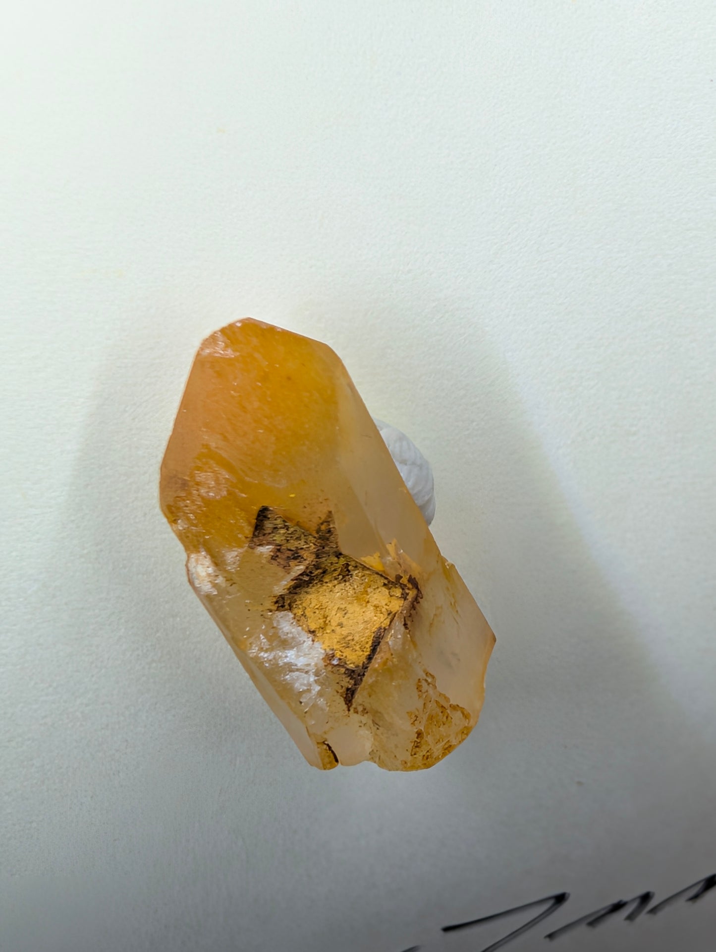 Mango Quartz - Boyacá, Colombia - Halloysite Included Crystal