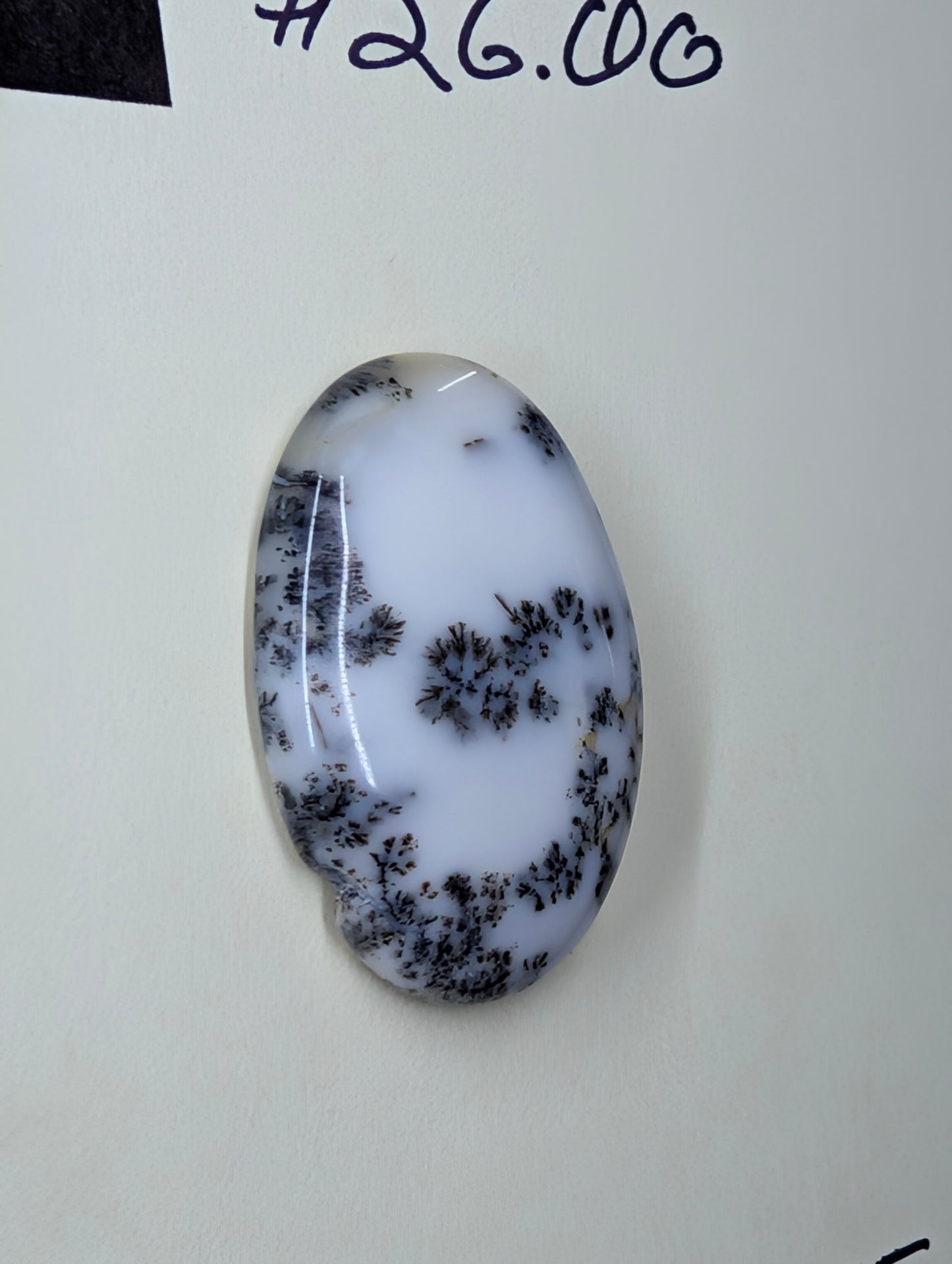 Dendritic Opal - Madagascar - 1 Cabochon - Gem Quality