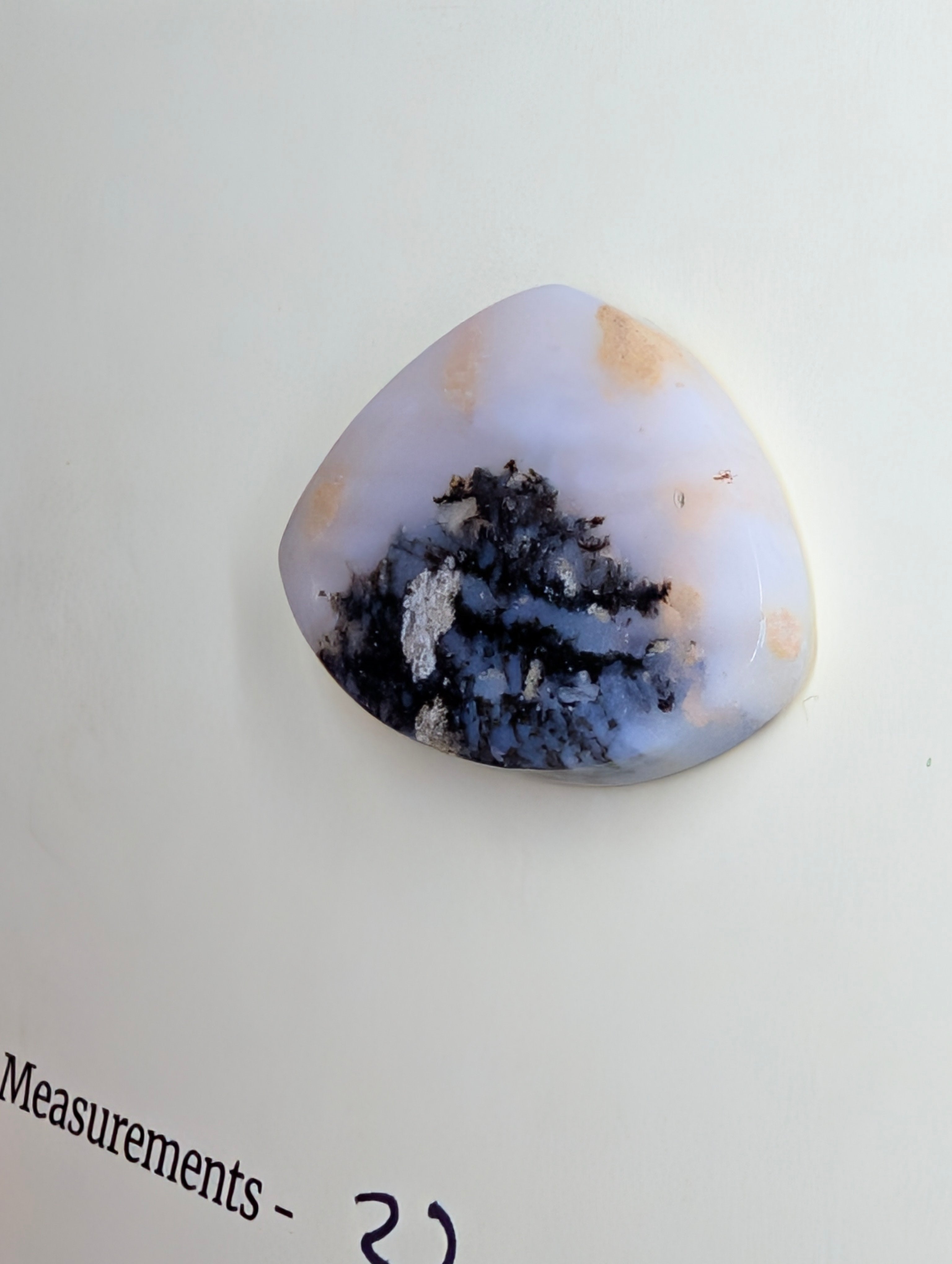Dendritic Opal - Madagascar - 1 Cabochon - Scenic Natural Art by Sacred Alchemy Studios