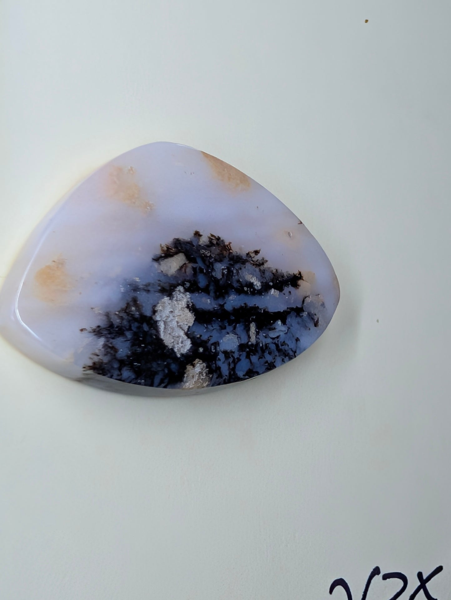 Dendritic Opal - Madagascar - 1 Cabochon - Scenic Natural Art