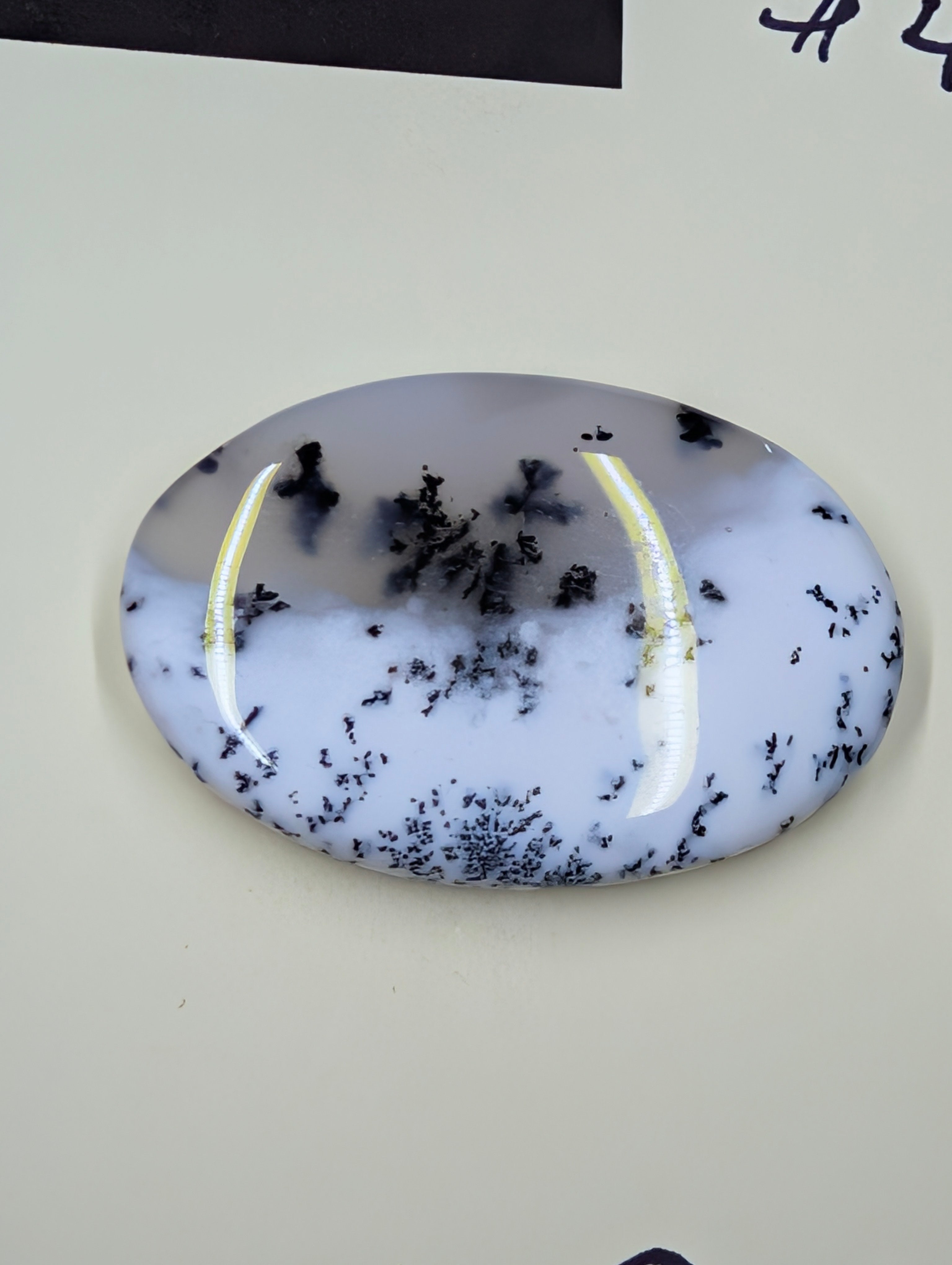 Scenic Dendritic Opal – Madagascar – 3pc Pendant and Earring Set - Top Grade by Sacred Alchemy Studios