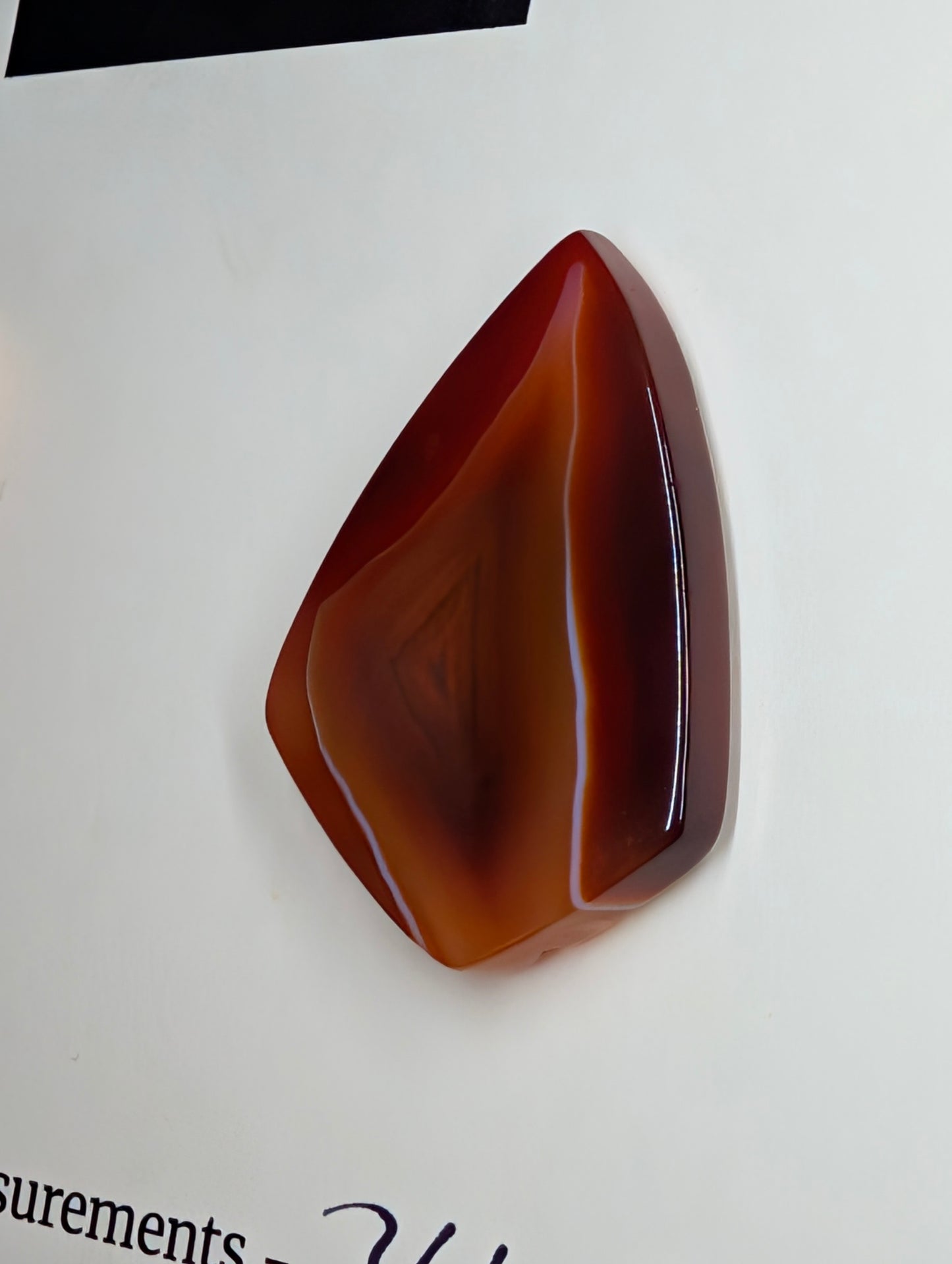 Carnelian -  Morocco  - 1 pc Cabochon