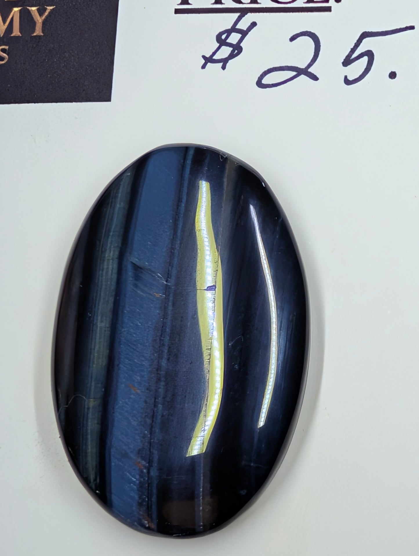 Blue Tiger's Eye "Hawk's Eye" – Natural Cabochon