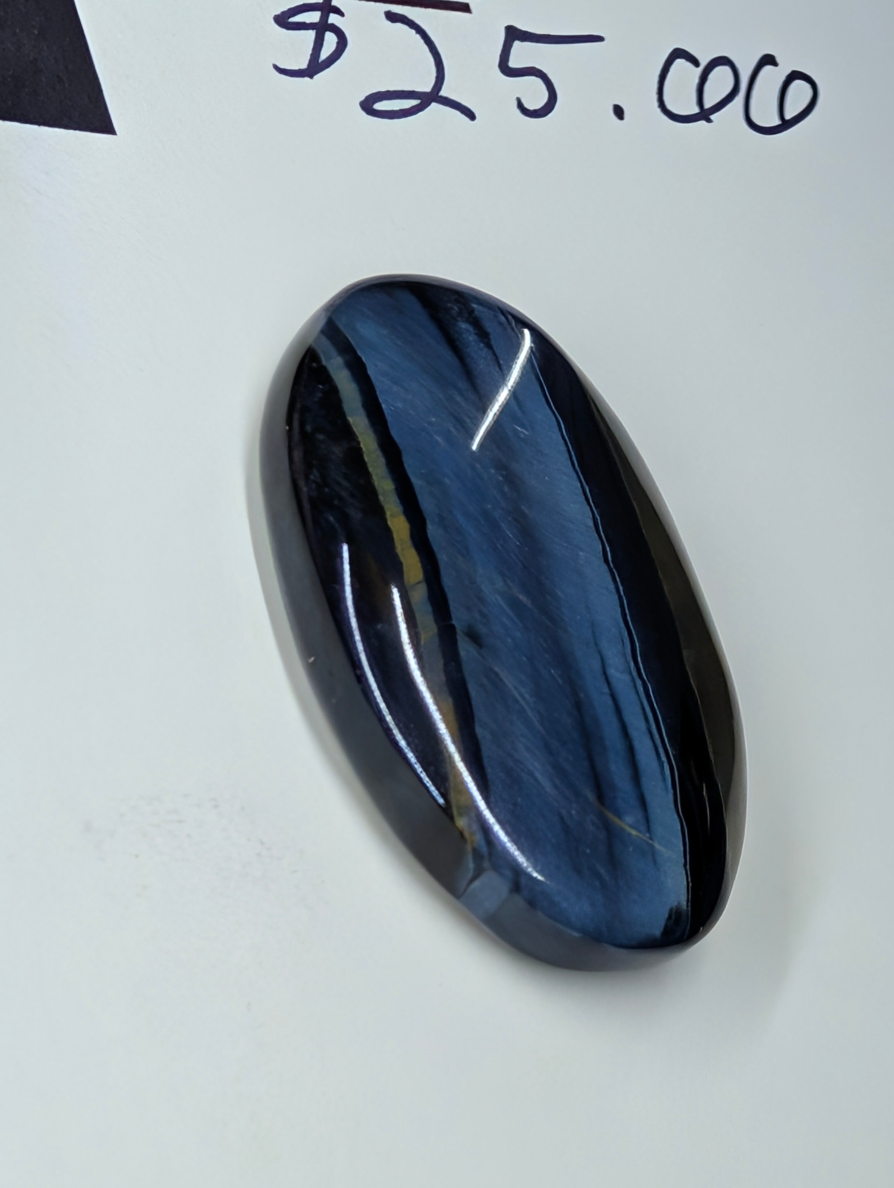 Blue Tiger's Eye "Hawk's Eye" – Natural Cabochon by Sacred Alchemy Studios