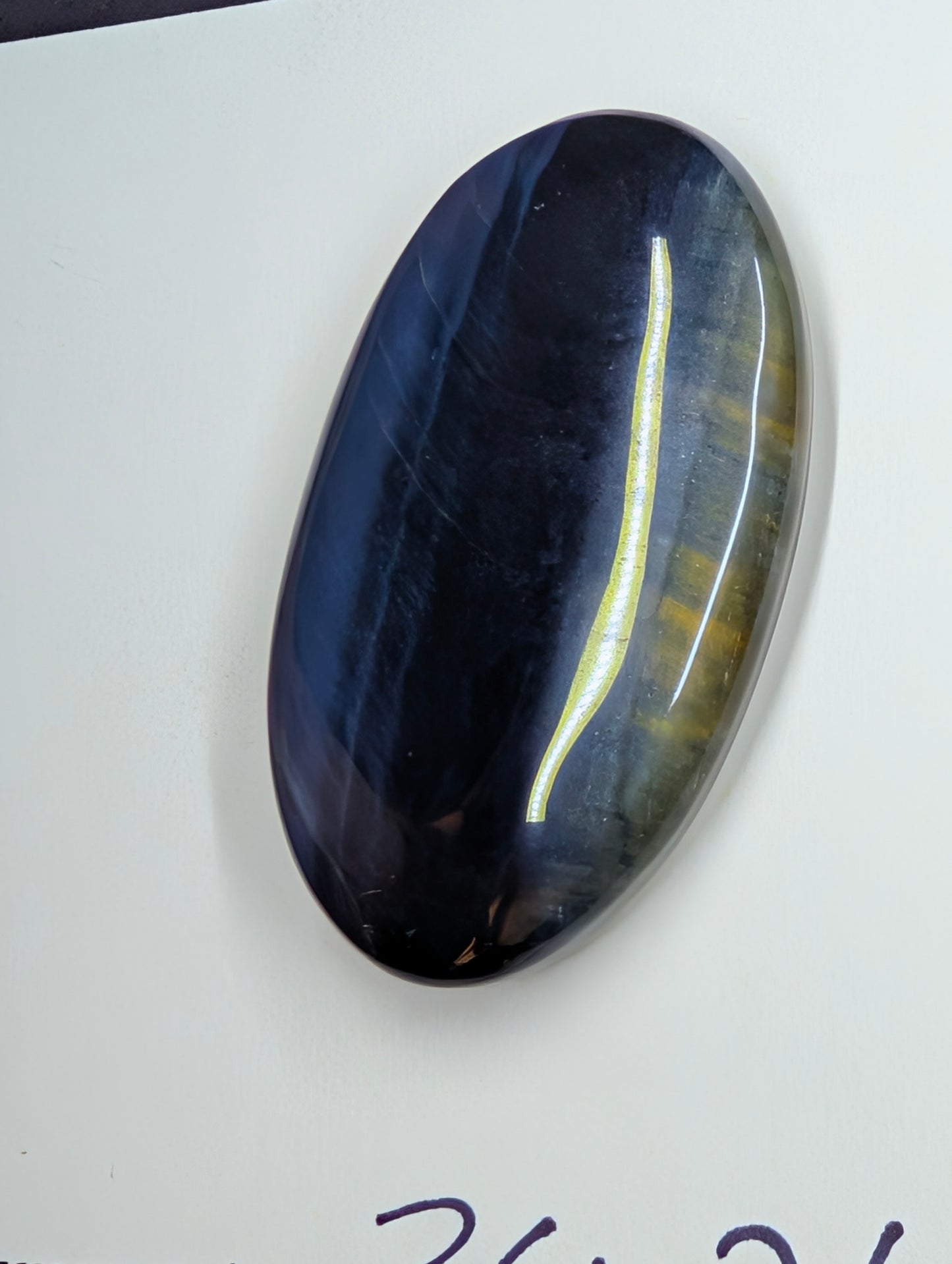 Blue Tiger's Eye "Hawk's Eye" – Natural Cabochon