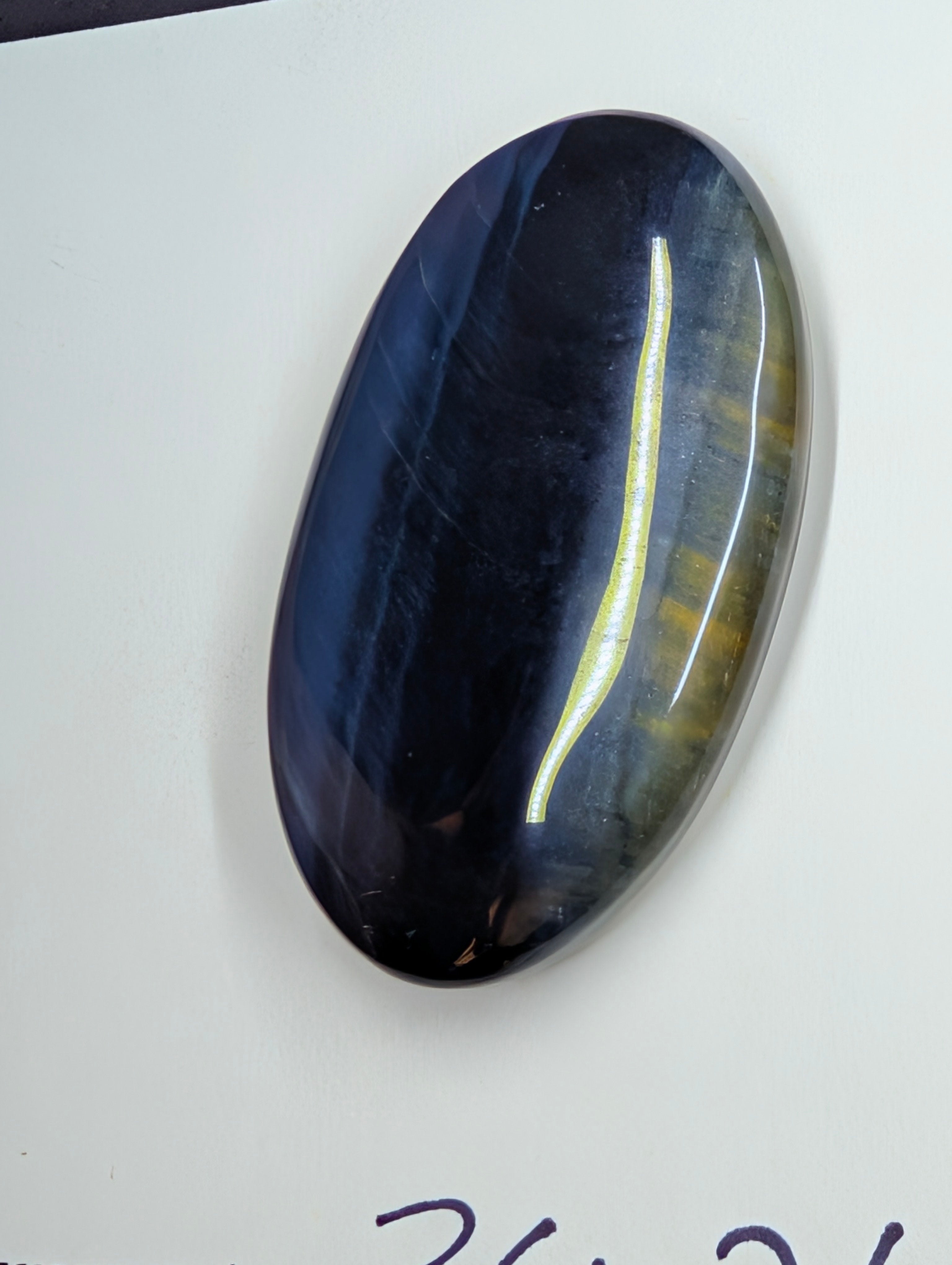 Blue Tiger's Eye "Hawk's Eye" – Natural Cabochon by Sacred Alchemy Studios