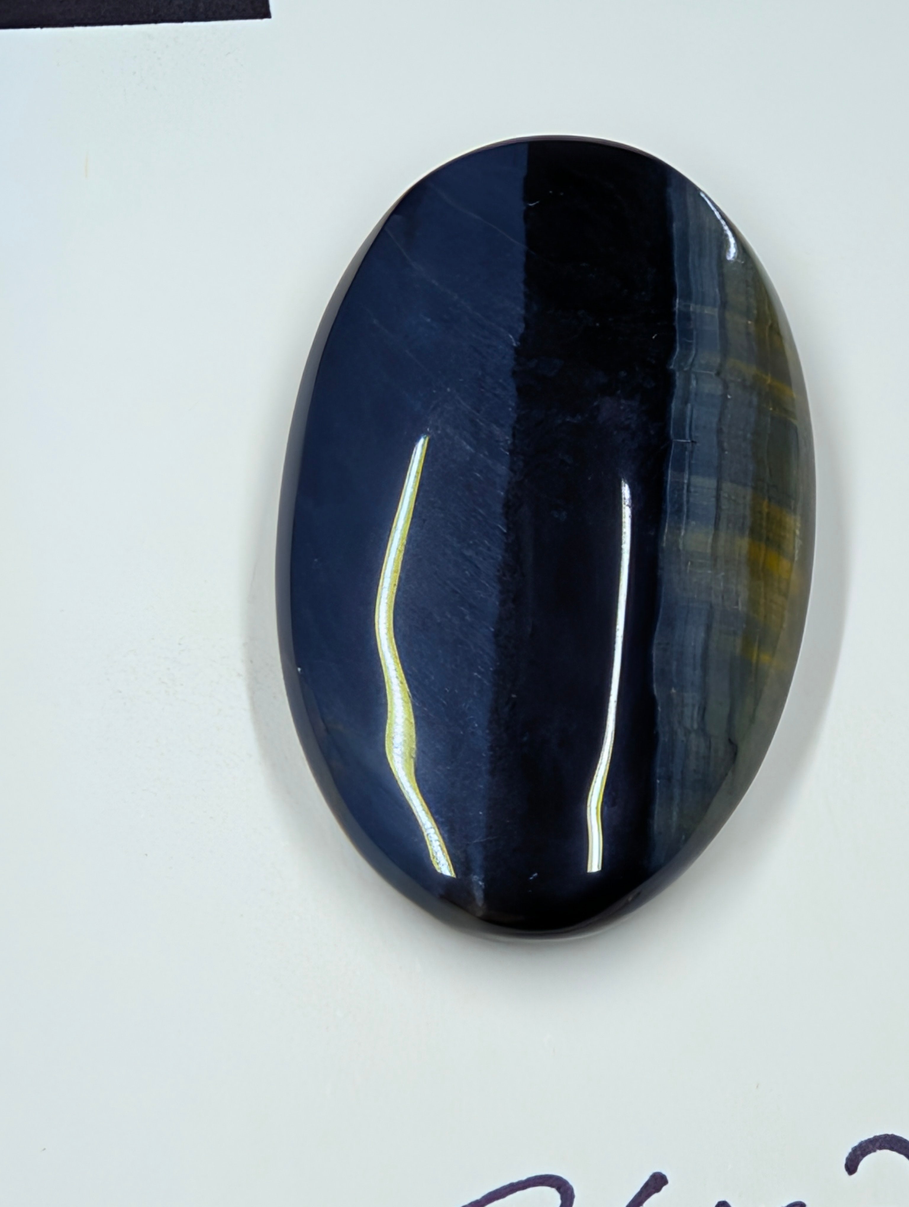 Blue Tiger's Eye "Hawk's Eye" – Natural Cabochon by Sacred Alchemy Studios