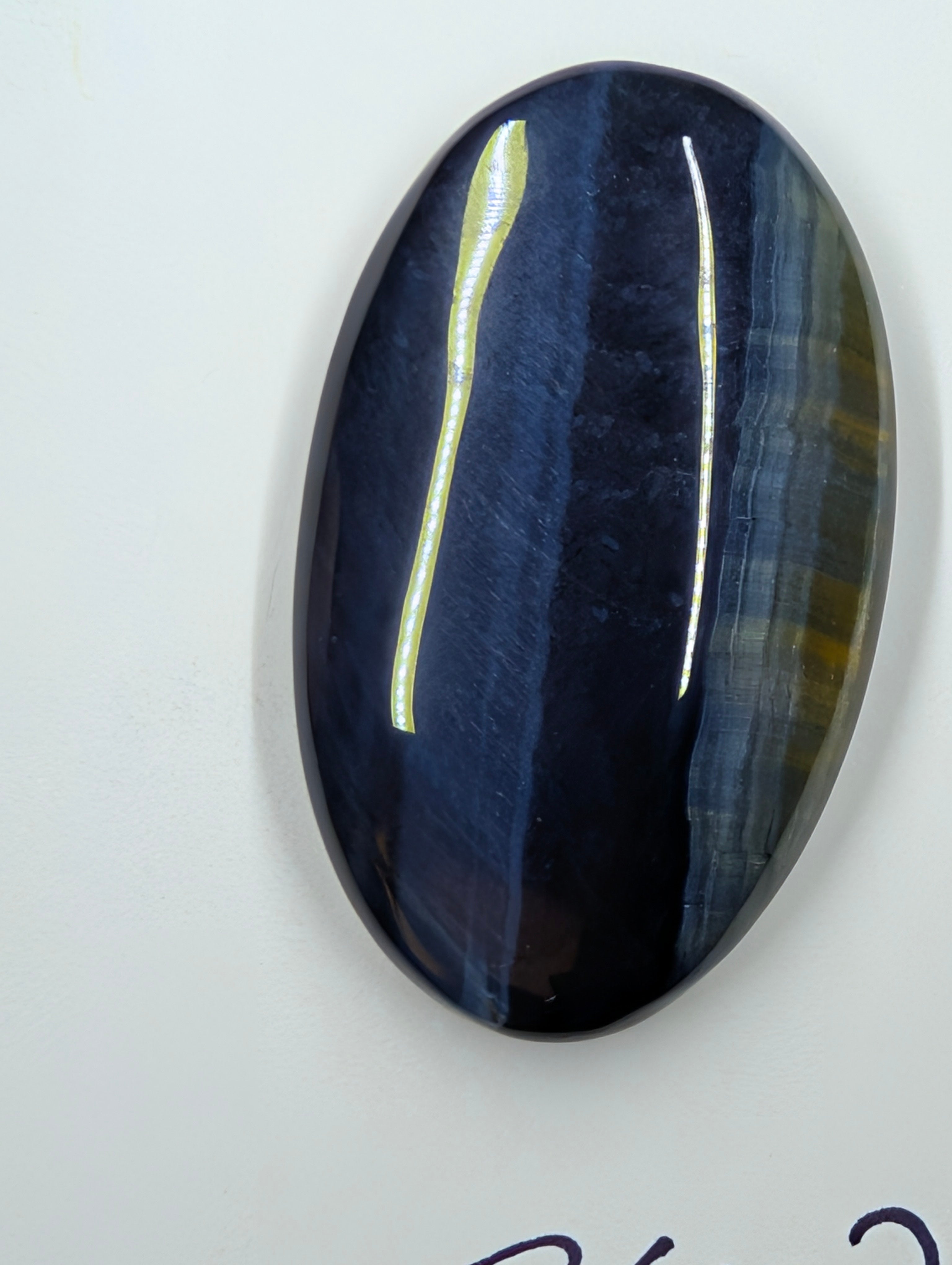 Blue Tiger's Eye "Hawk's Eye" – Natural Cabochon by Sacred Alchemy Studios