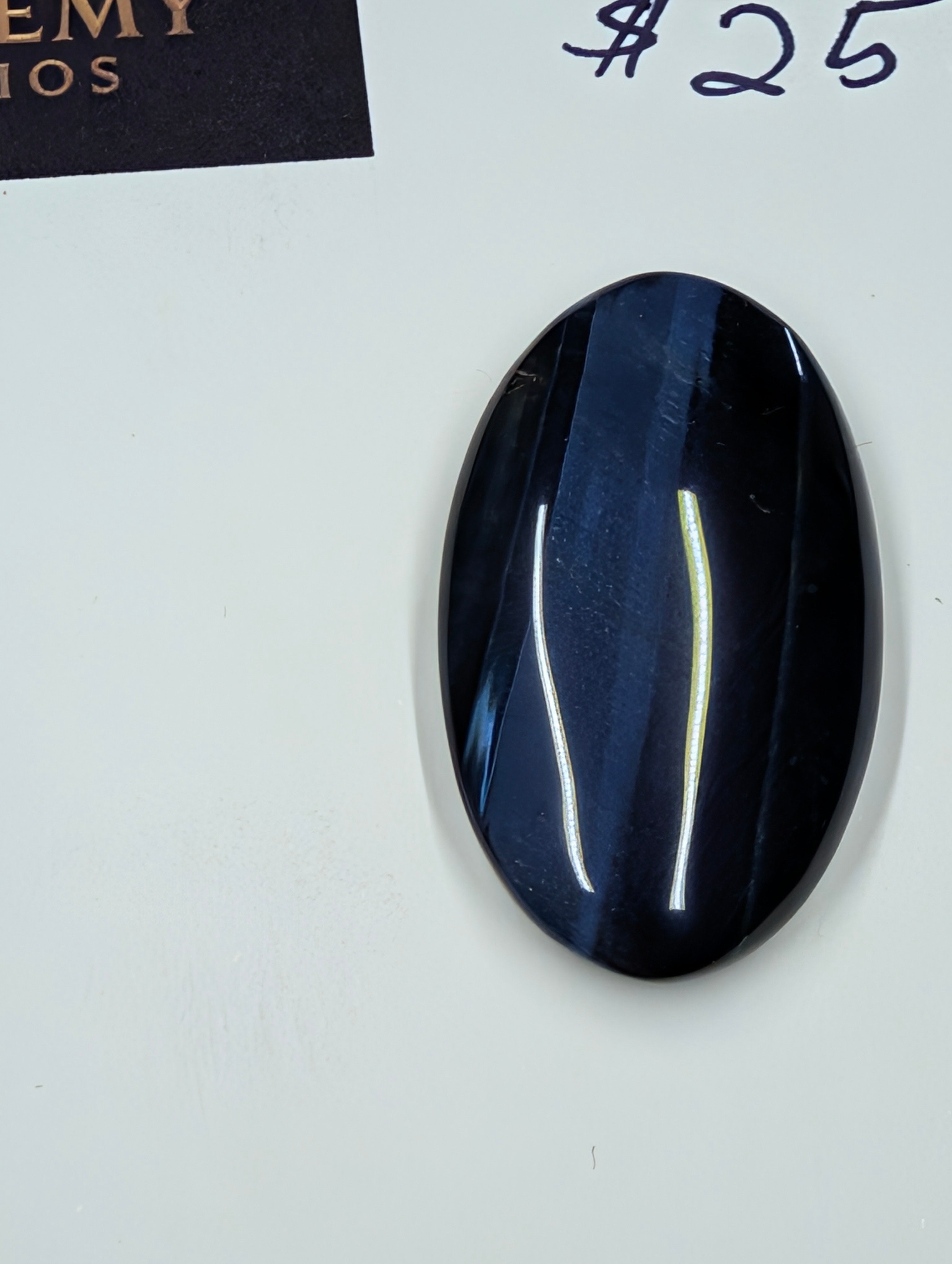 Blue Tiger's Eye "Hawk's Eye" – Natural Cabochon by Sacred Alchemy Studios