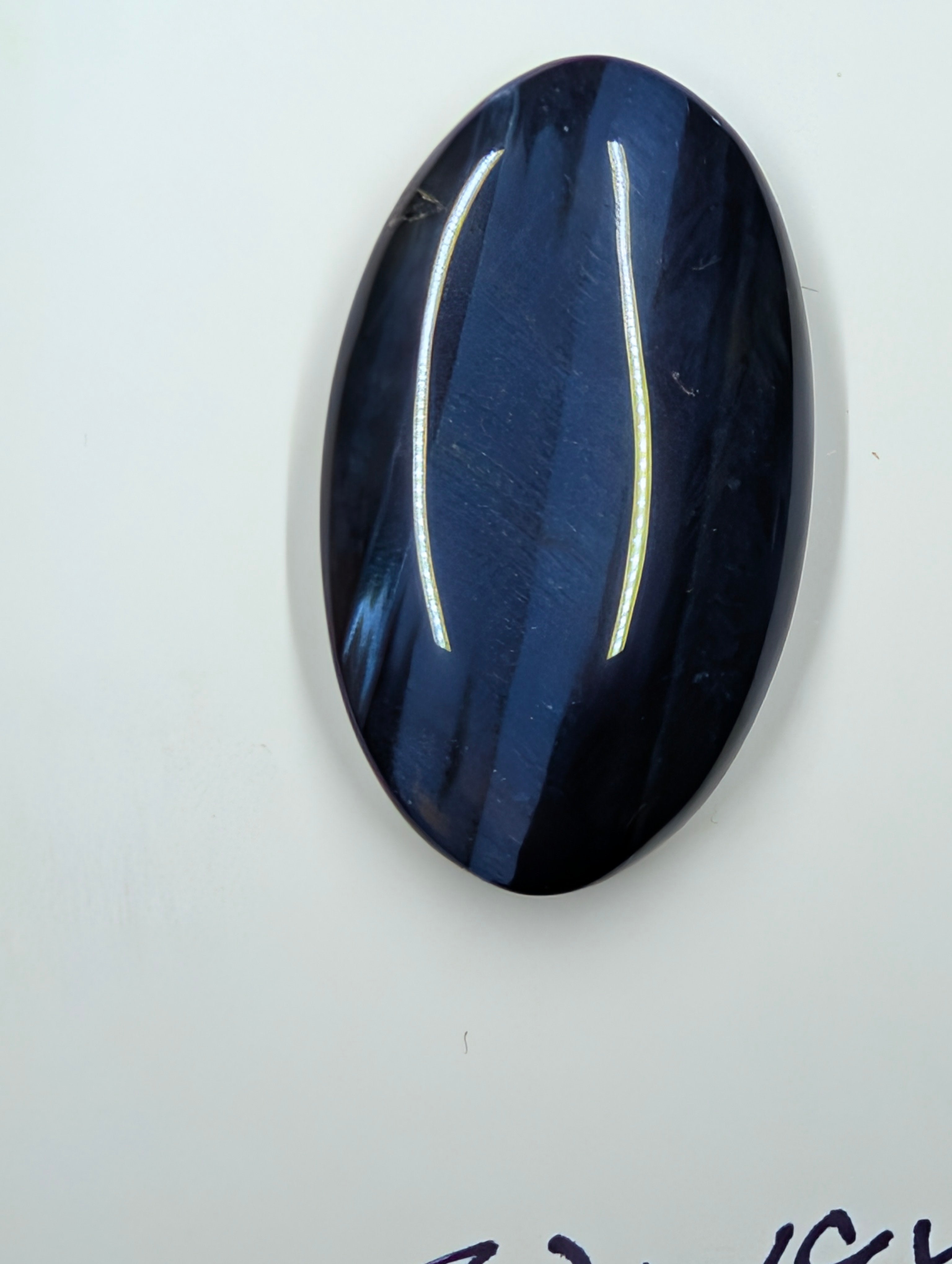 Blue Tiger's Eye "Hawk's Eye" – Natural Cabochon by Sacred Alchemy Studios