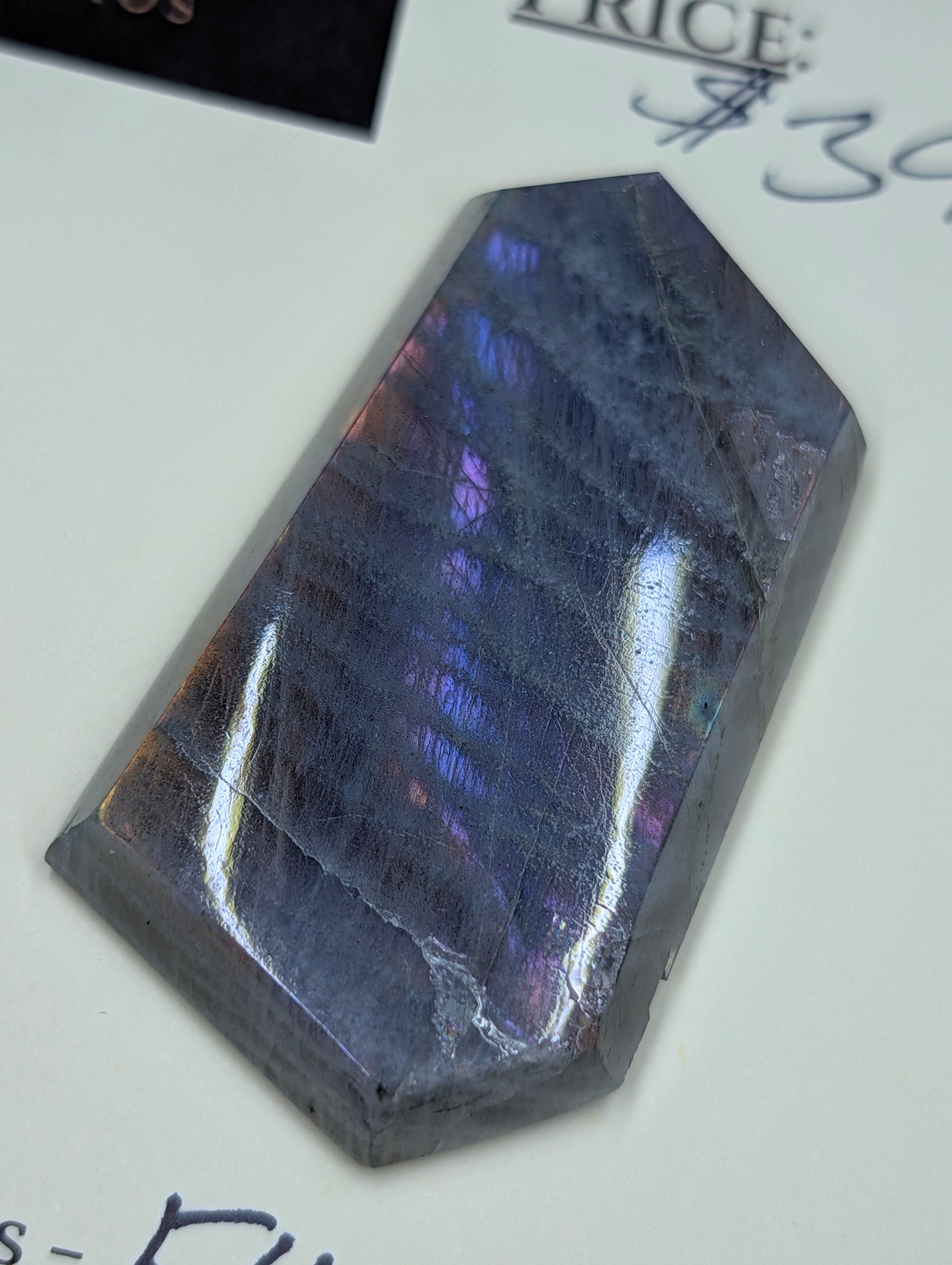 Labradorite Cabochon - Rare Purple - Mined in Madagascar by Sacred Alchemy Studios