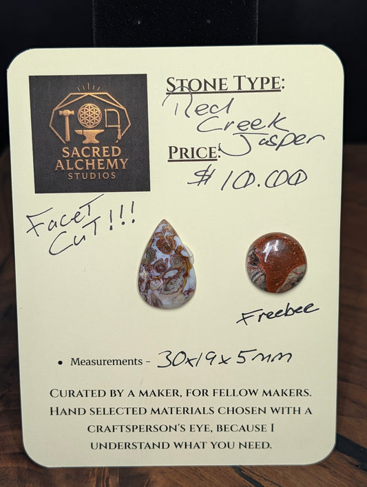 Red Creek Jasper Cabochon