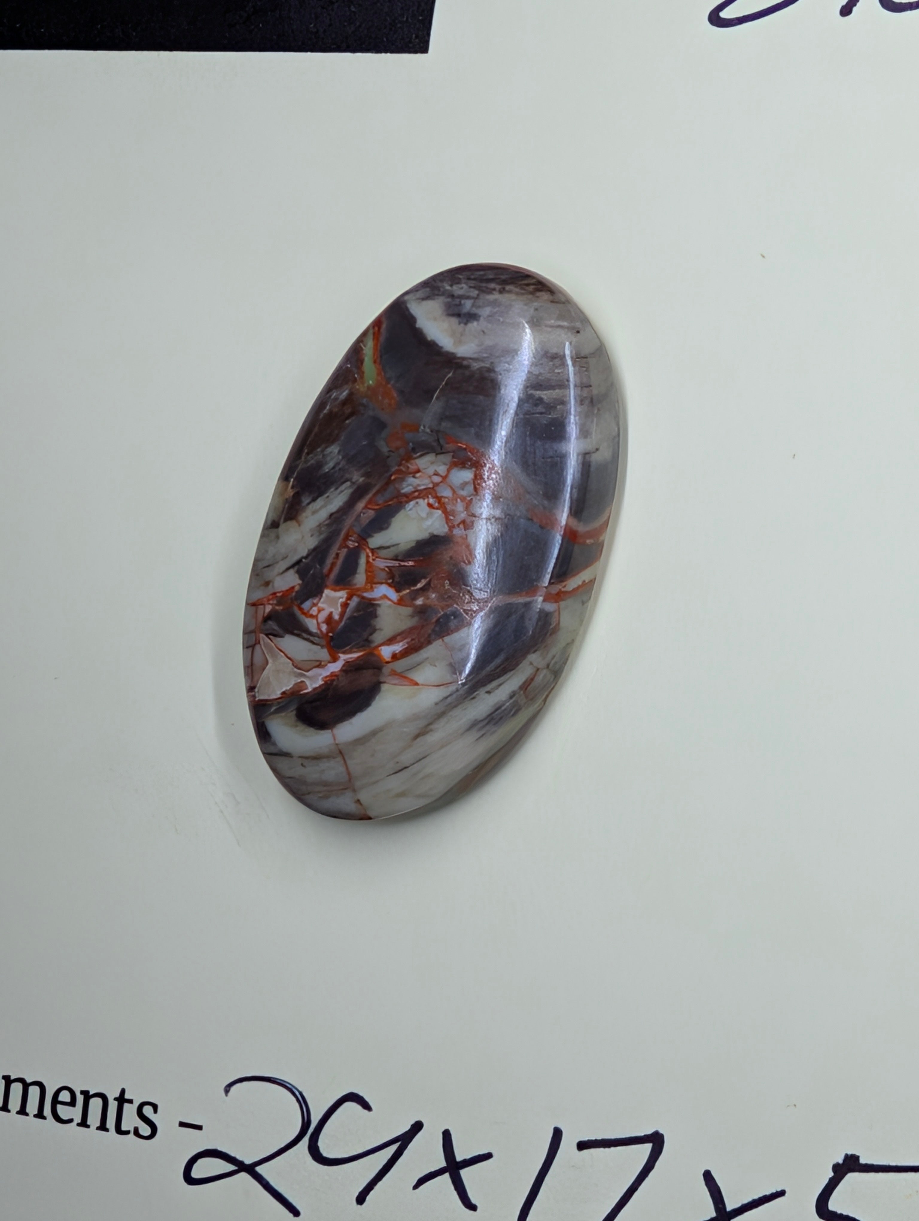 Red Creek Jasper Cabochon by Sacred Alchemy Studios