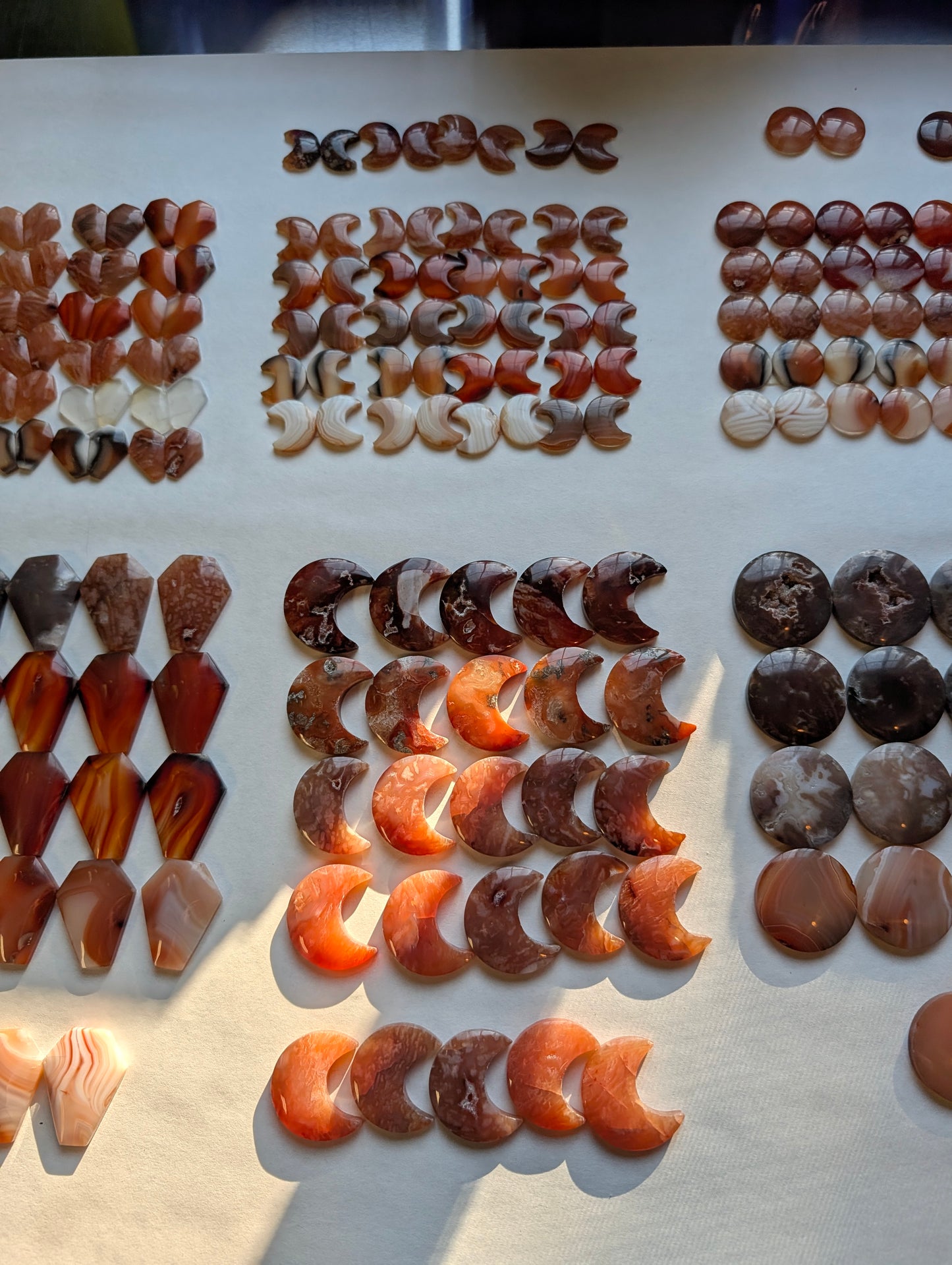 Crescent Moon - Carnelian - Design-Ready Set