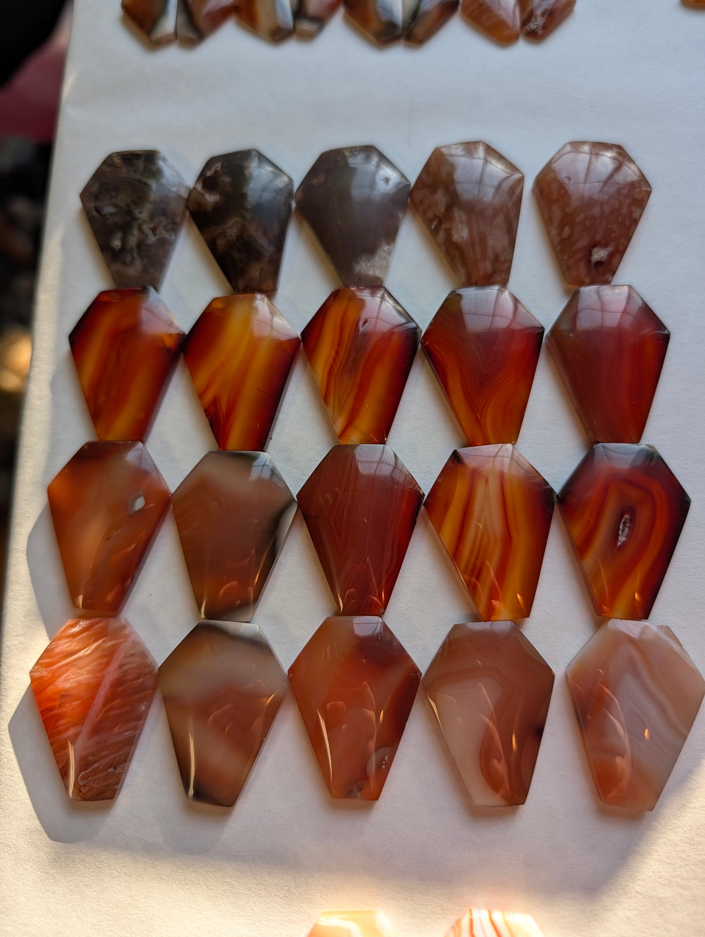 Coffin Shape - Carnelian - Design-Ready Calibrated Sets