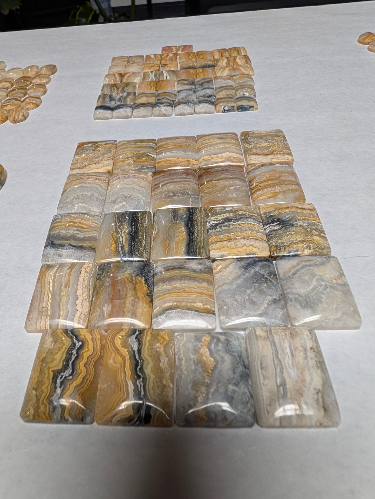 Rectangle Shape - Lace Agate - Design-Ready Calibrated Sets