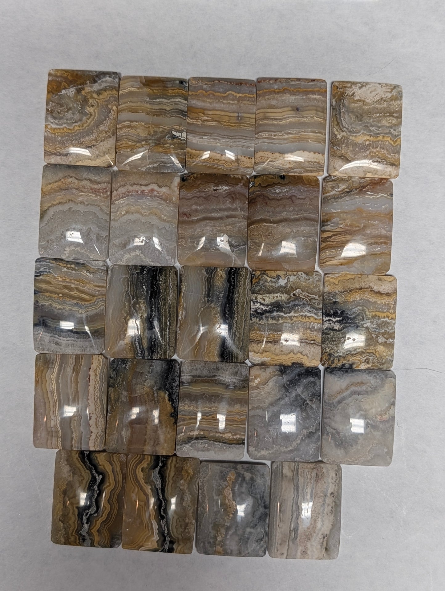 Rectangle Shape - Lace Agate - Design-Ready Calibrated Sets