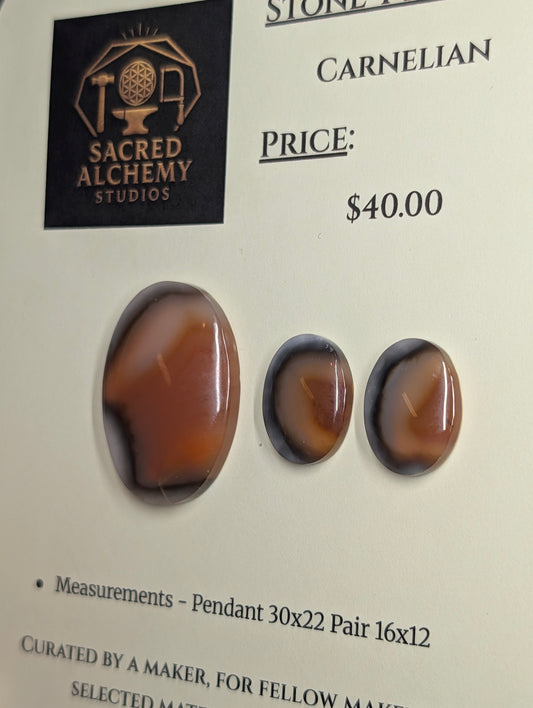 Oval Shape - Carnelian - Design-Ready Calibrated Sets