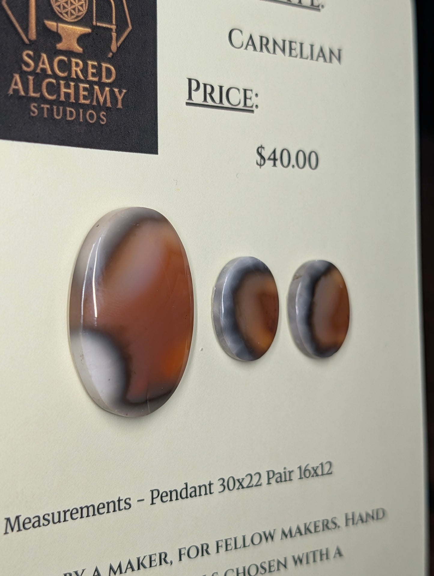 Oval Shape - Carnelian - Design-Ready Calibrated Sets