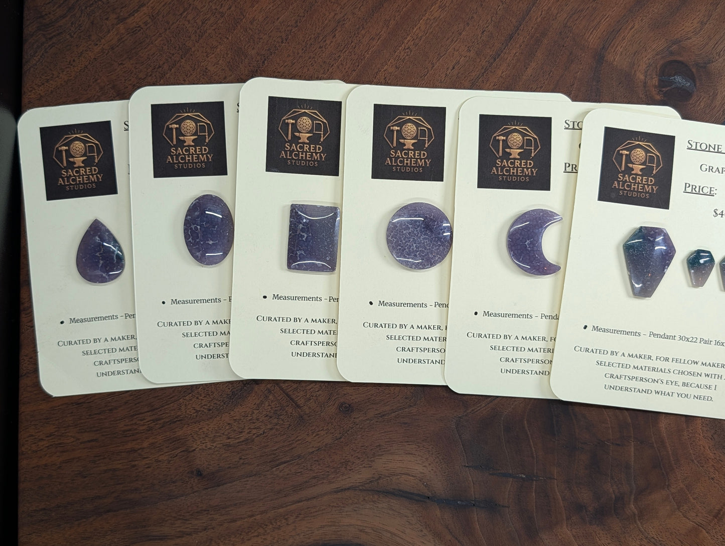 Oval Shape - Grape Agate - Design-Ready Calibrated Sets