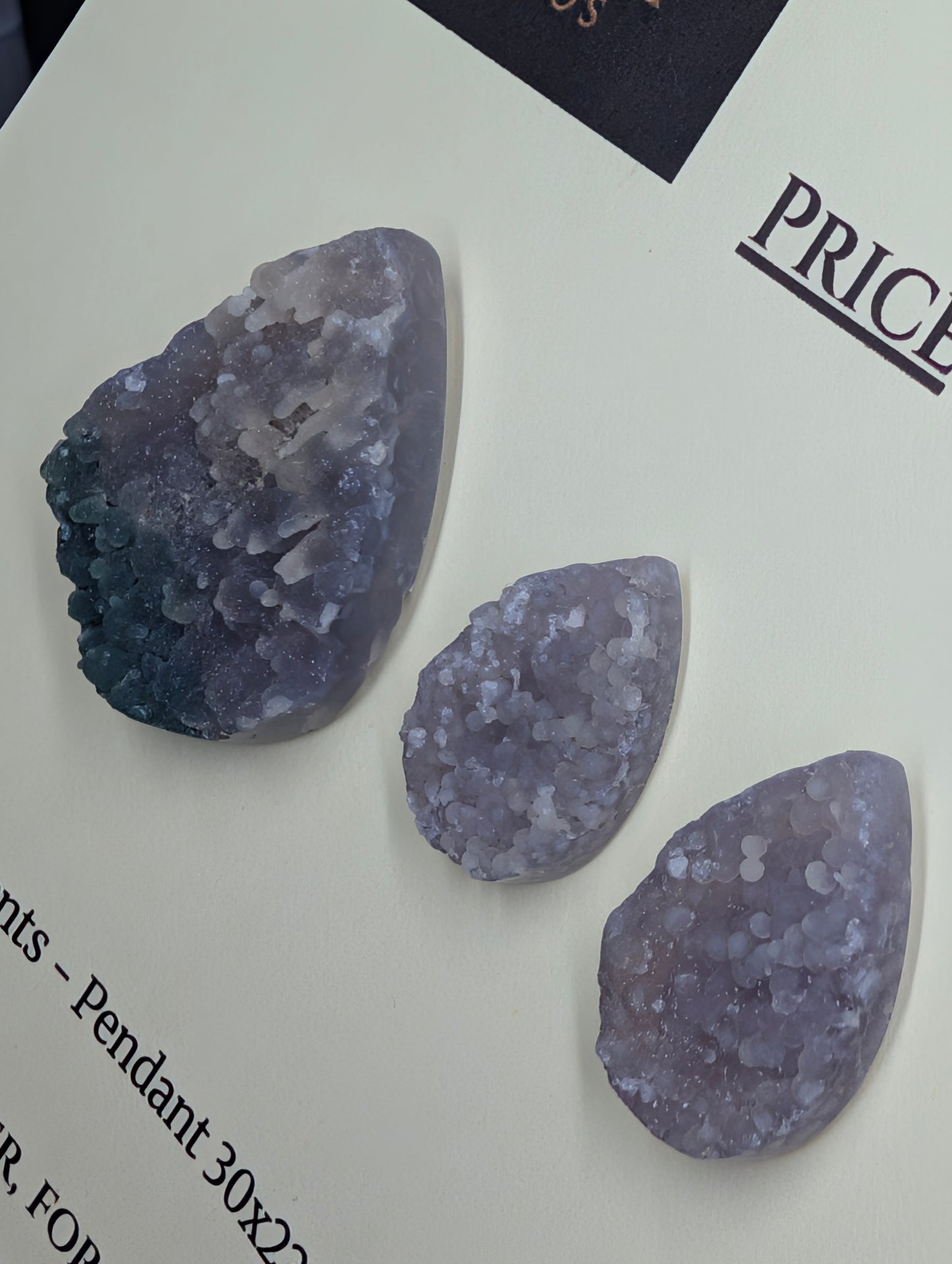 Tear Shape- Grape Agate - Botryoidal - Design-Ready Calibrated Sets