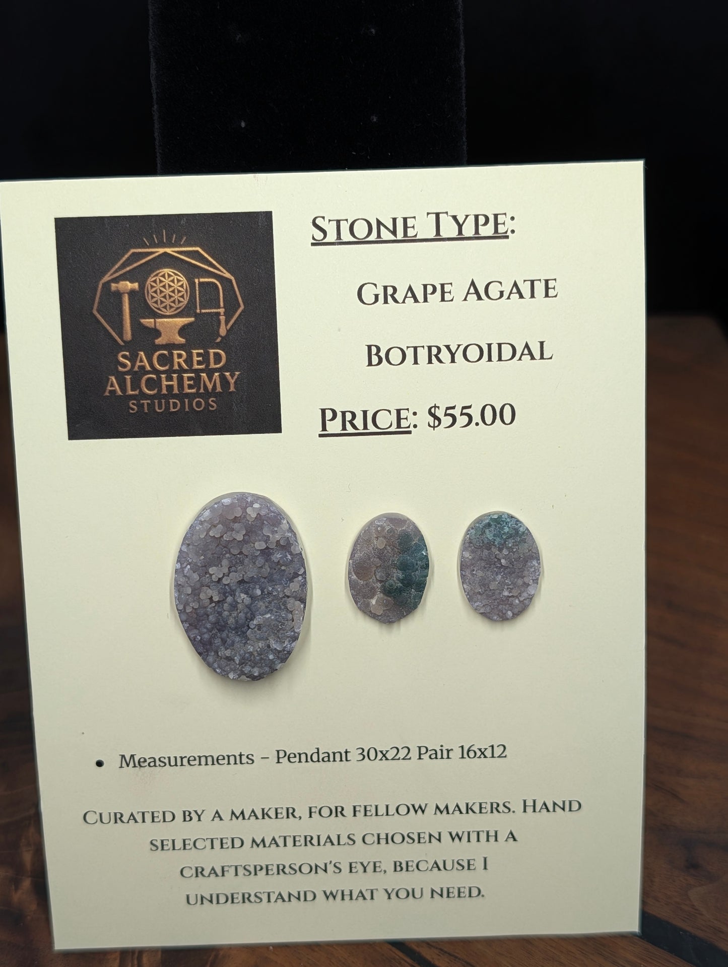 Oval Shape - Grape Agate - Botryoidal - Design-Ready Calibrated Sets