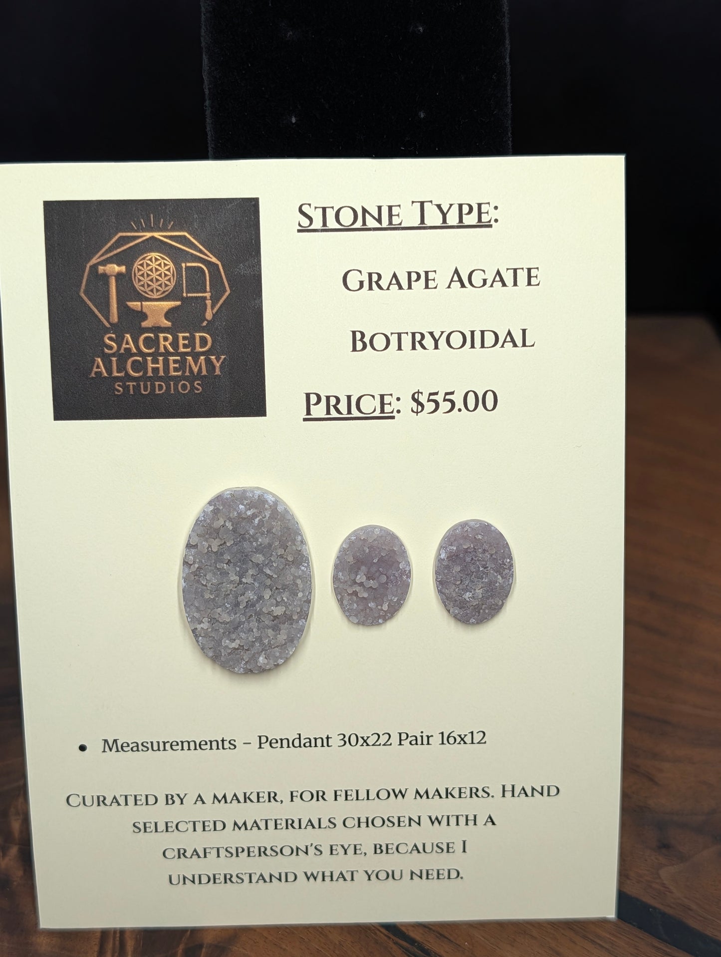 Oval Shape - Grape Agate - Botryoidal - Design-Ready Calibrated Sets