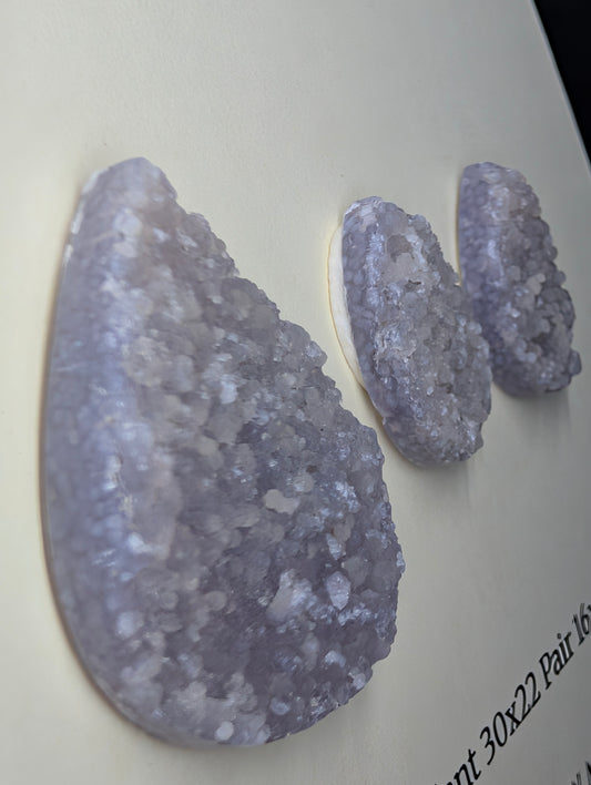 Tear Shape- Grape Agate - Botryoidal - Design-Ready Calibrated Sets