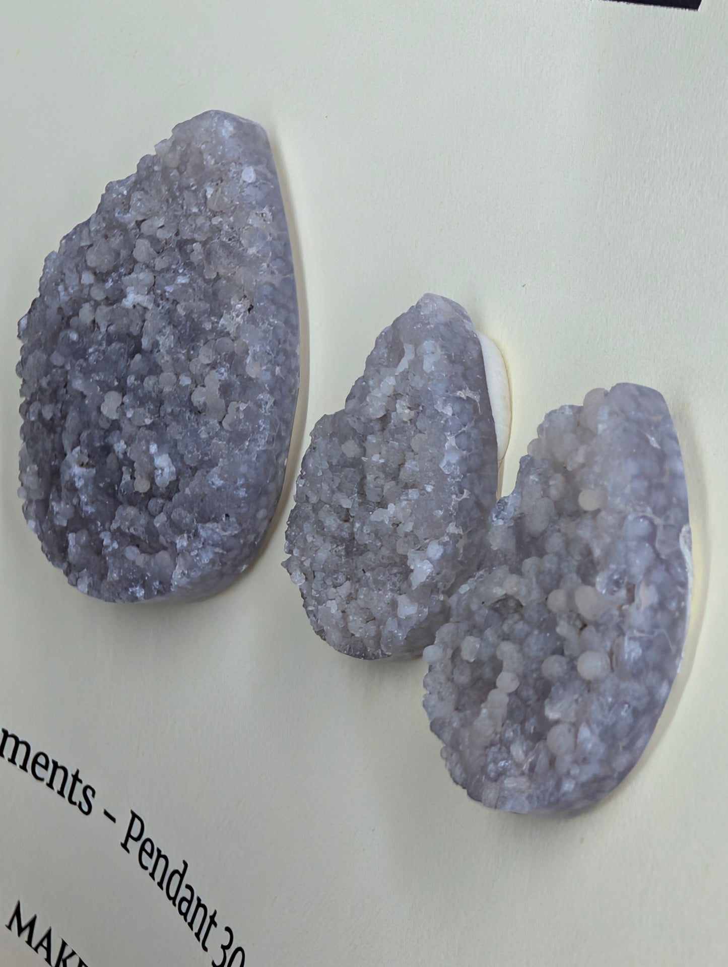 Tear Shape- Grape Agate - Botryoidal - Design-Ready Calibrated Sets