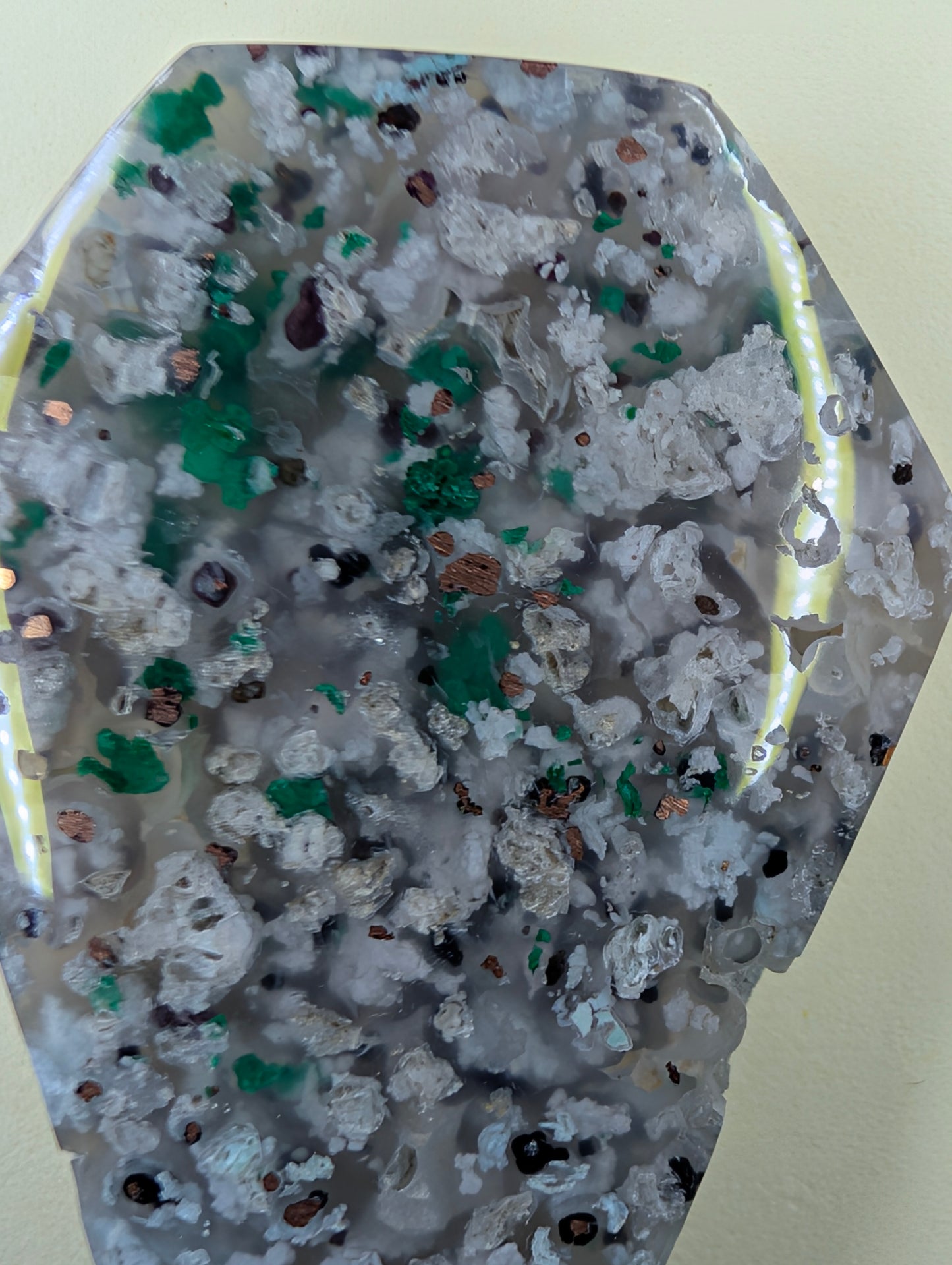 Coffin Shape - Confetti Chrysocolla - Sacred Alchemy Select - Design-Ready Set