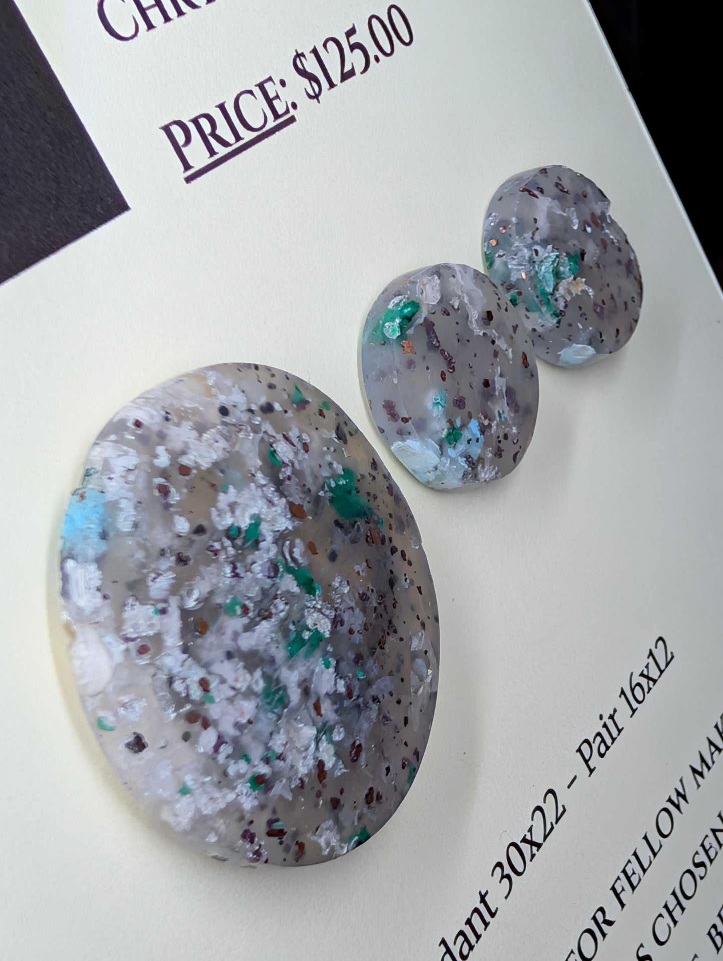 Circle Shape - Confetti Chrysocolla - Sacred Alchemy Select - Design-Ready Set.